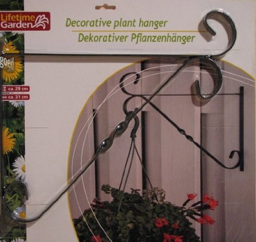 Black Decorative Plant Hanger for Indoor & Outdoor - Macrame Wall Hanging Planter for Home, Garden, Balcony Decor