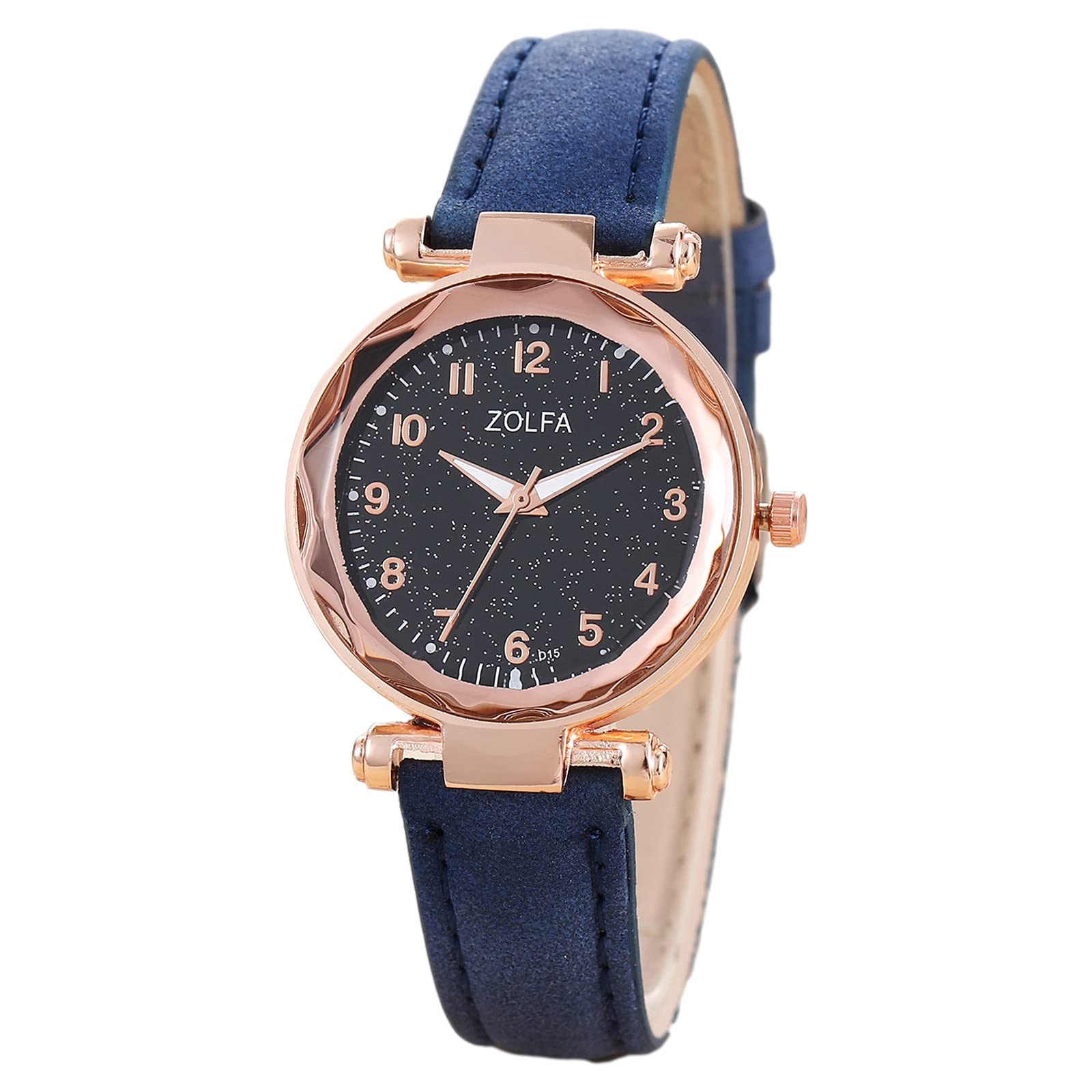 Elegant Sky Star Analog Quartz Watch for Women - Stylish Casual Ladies Wristwatch - Perfect for Everyday Wear, Office & Special Occasions