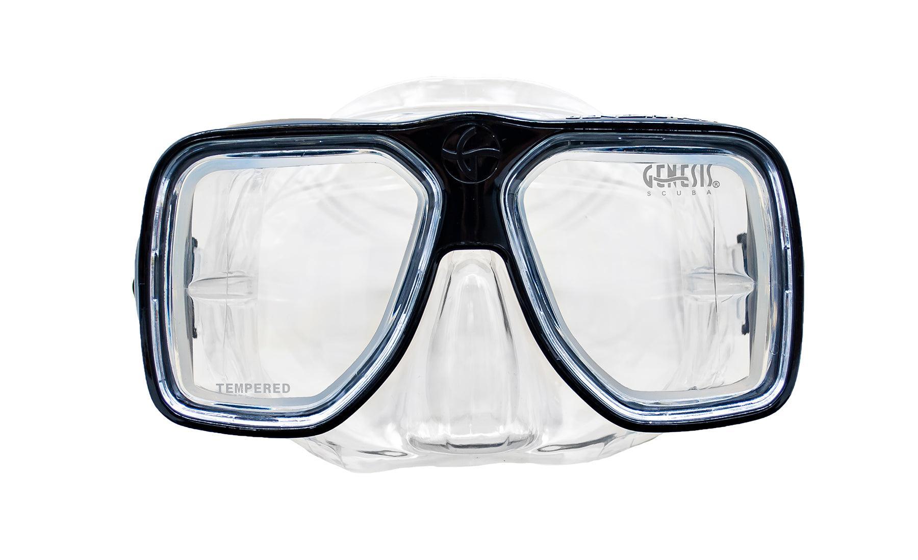 Genesis RX Mask - Premium Scuba & Snorkeling Mask for Adults - Comfortable Anti-Fog Diving Gear for Ocean Swimming & Underwater Exploration