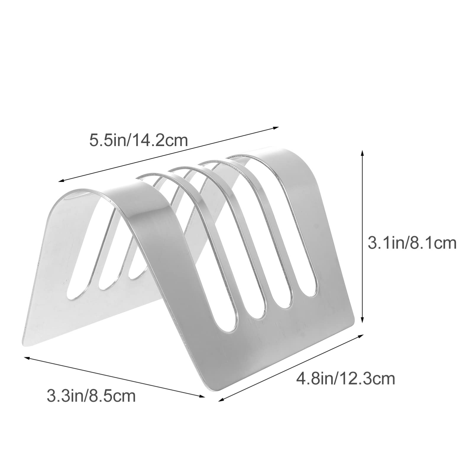 Stainless Steel Sandwich Bread Holder - Toast Rack for Buffet, Hotel & Kitchen Use - Bread Serving Stand for Sliced Toast Storage & Display