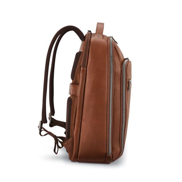Samsonite Classic Leather Backpack for Men & Women - Durable Water-Resistant Laptop Backpack for Work, Travel & College - 15.6 Inch Business Computer Bag with USB Charging Port