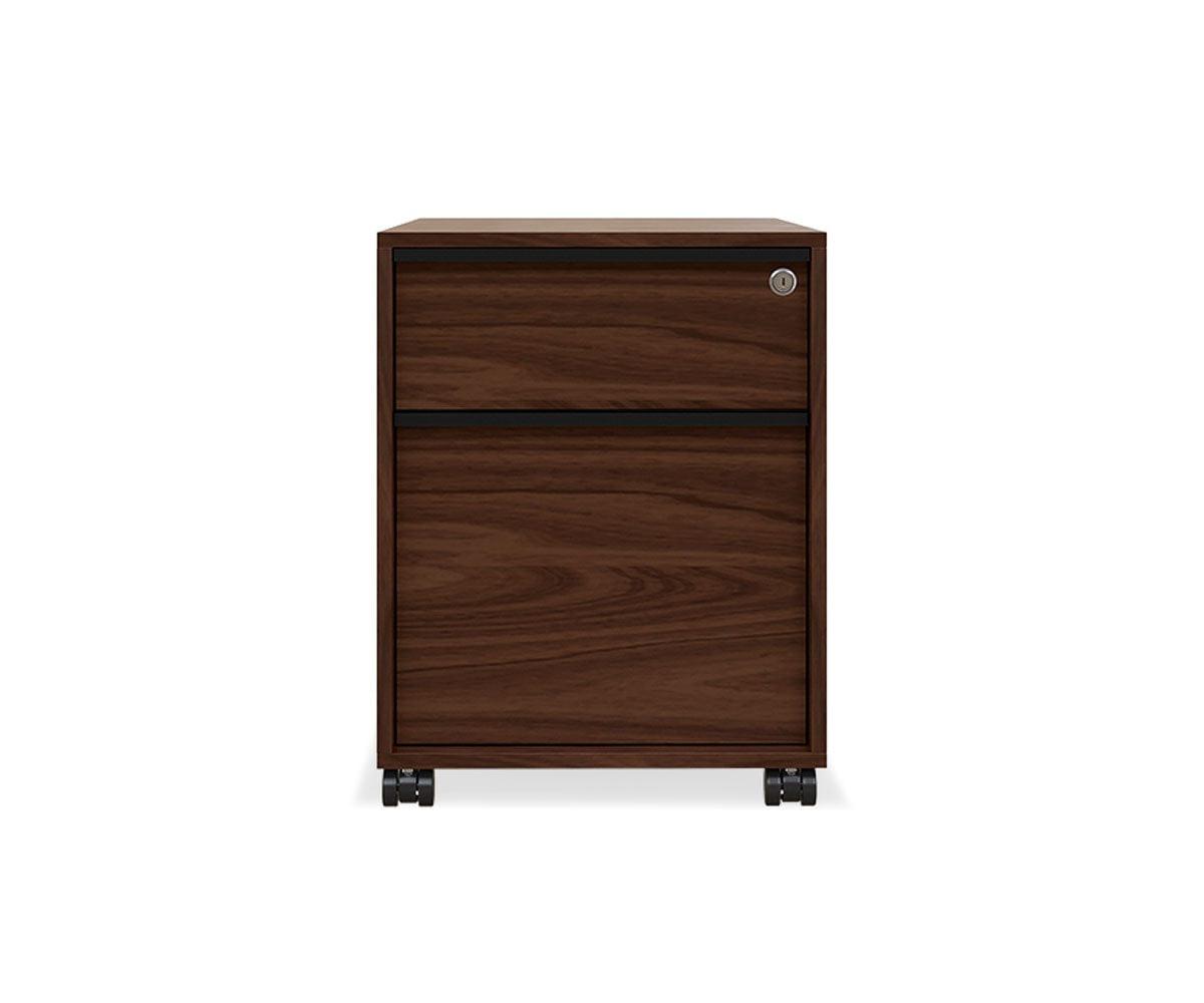 Otto Mobile File Pedestal - Adjustable Rolling File Cabinet with Lock for Office & Home Organization | Perfect for Document Storage & Workspace Mobility