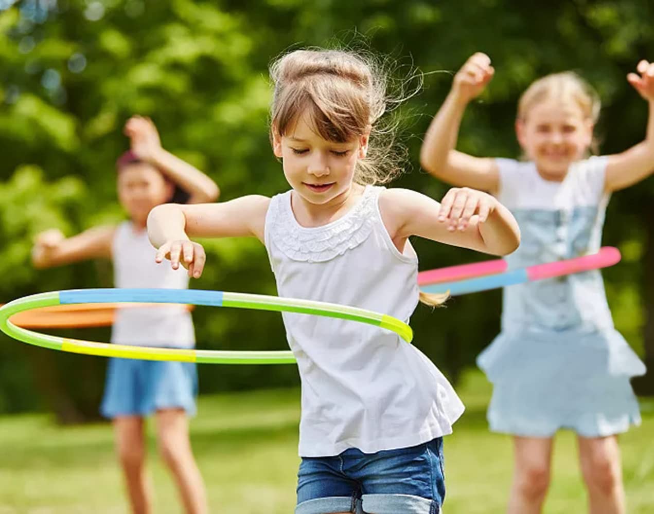 Adjustable Kids Exercise Hoops Set (6-Piece) - 29