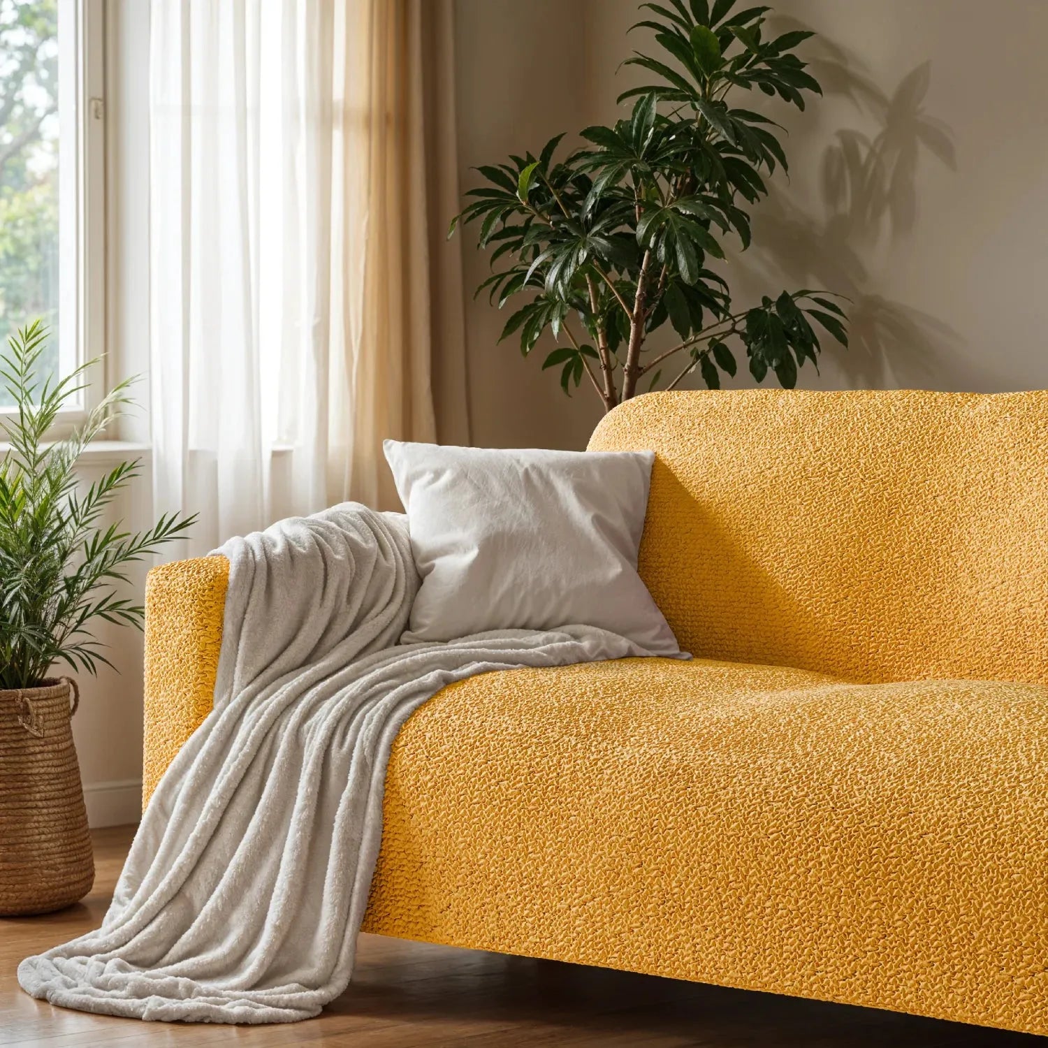 2 Seater Loveseat Slipcover - Soft Microfiber Fabric - Perfect for Living Room, Bedroom & Home Decor