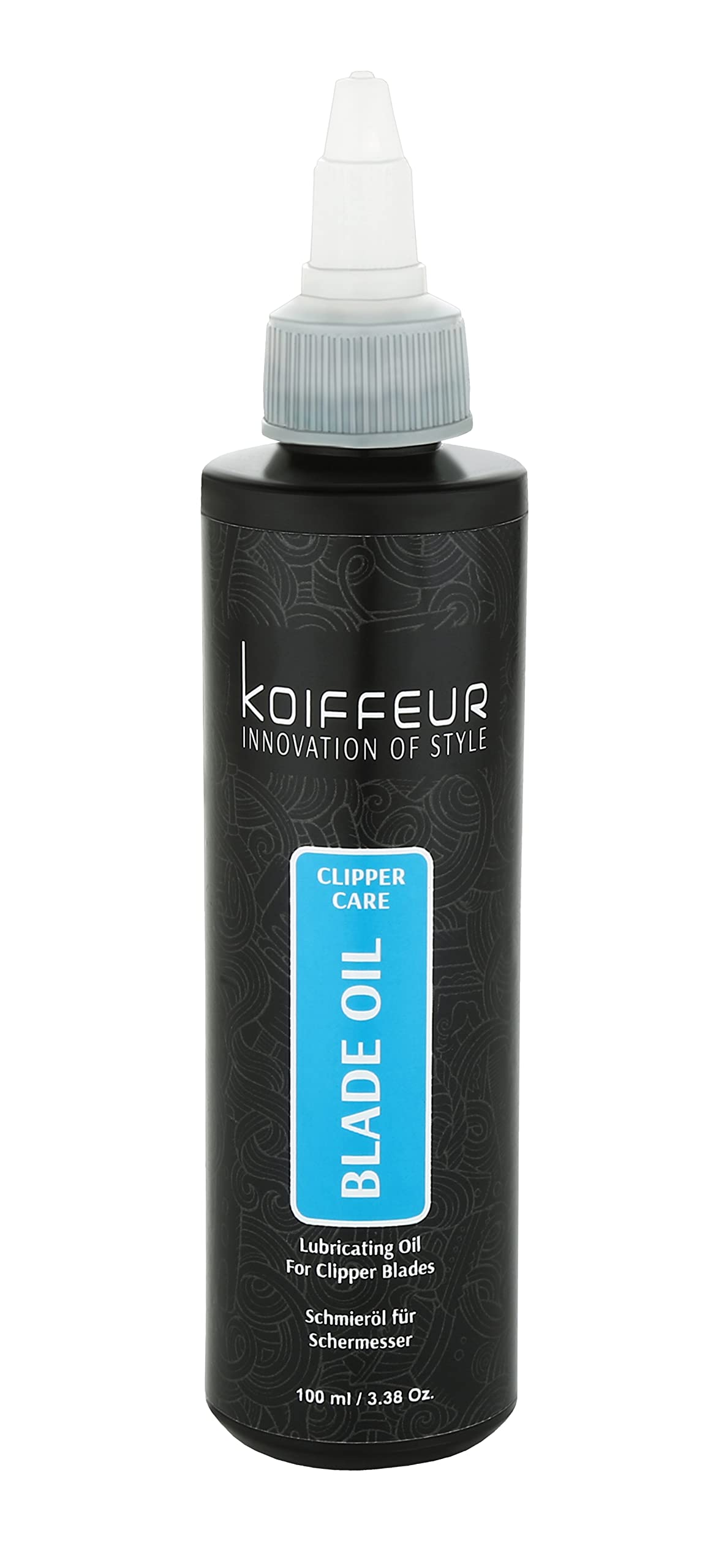 Koiffeur Professional Clipper Blade Oil Lubricant 100ml - Hair Trimmer Maintenance Oil for Barbers & Home Use | Extends Blade Life & Improves Cutting Performance