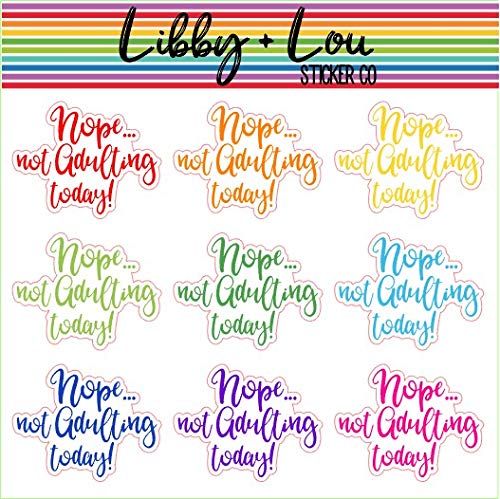 Rainbow Planner Stickers for Adults - Libby & Lou Co | Daily Planning