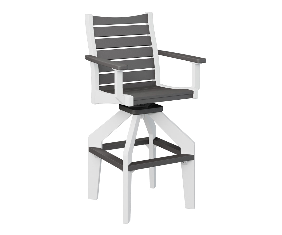 Berlin Gardens Bristol Swivel XT Chair - Heavy Duty Outdoor Patio Dining Chair with 360° Rotation, Weather-Resistant & Comfortable - Perfect for Backyard, Deck, Garden, and Poolside Relaxation