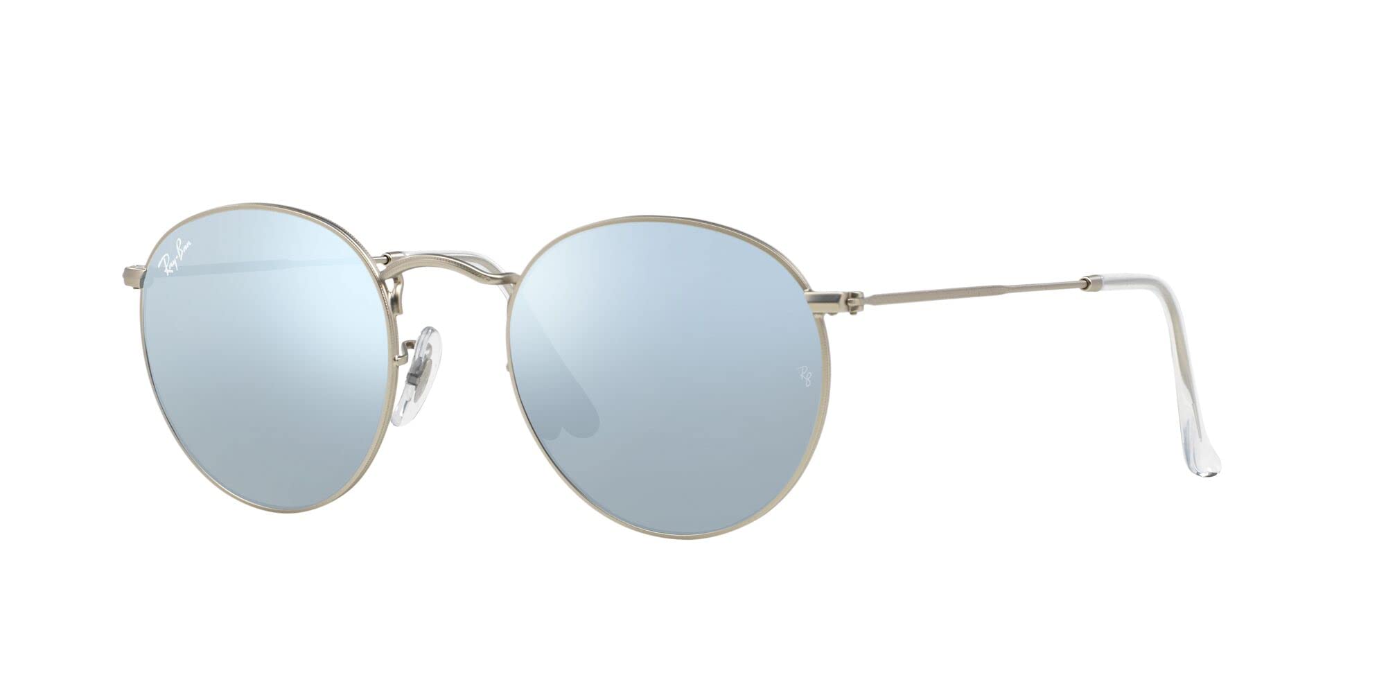 Ray-Ban RB3447 Round Metal Sunglasses for Men & Women - Classic Retro Style UV Protection Shades for Outdoor, Driving, and Fashion