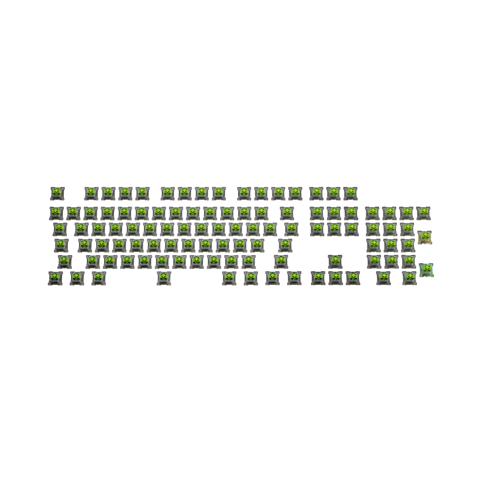 Glorious Raptor HE ANSI 100 Mechanical Keyboard Switches - Premium Linear Switches for Gaming & Typing | Perfect for Esports, Office Work & Mechanical Keyboard Enthusiasts