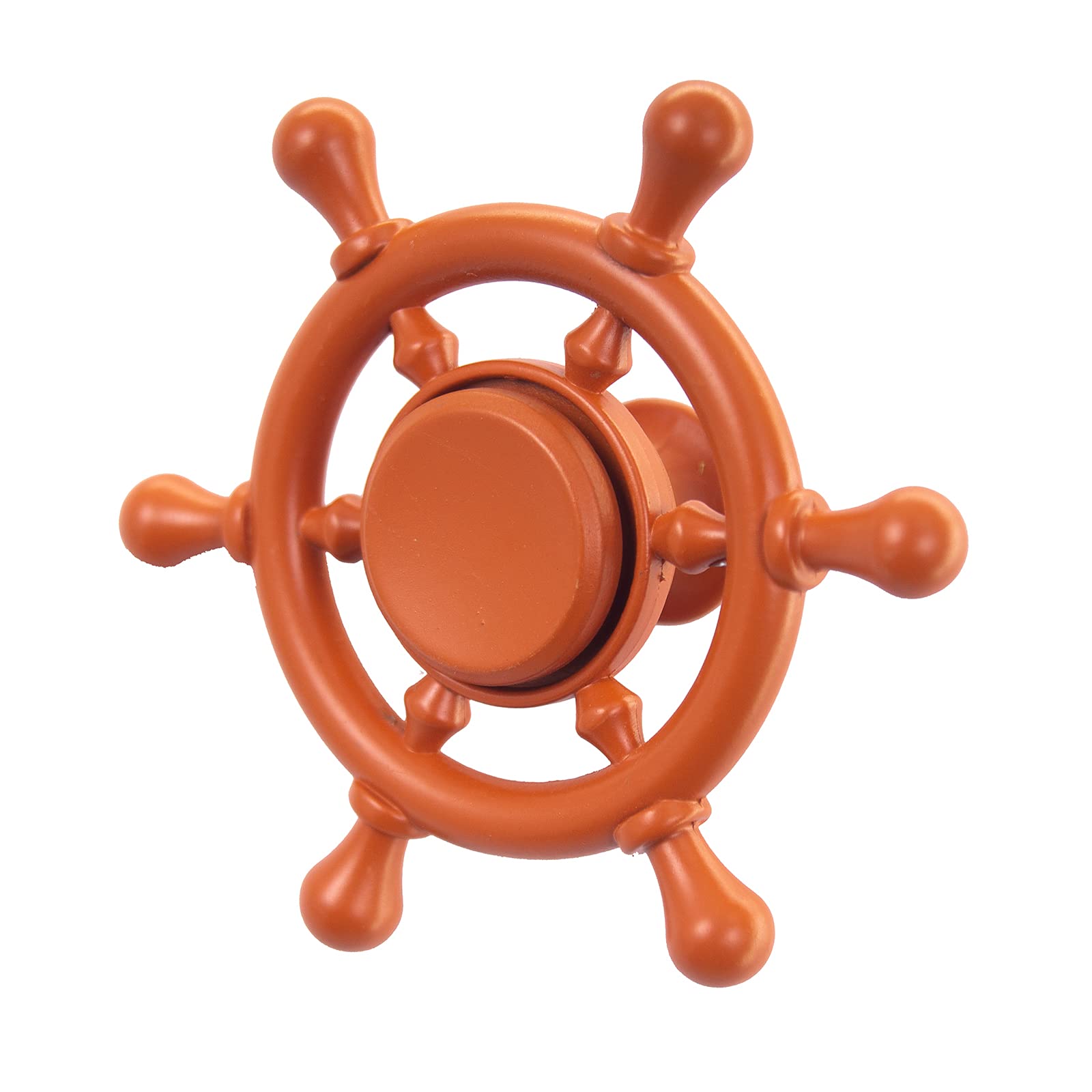 OLAYA Creative Zinc Alloy Gyro Handle - Modern Simple Cabinet Knobs for Kids Room, Kitchen Drawers & Wine Cabinets (4-Pack, Orange) - Durable & Stylish Hardware for Home Decor & Furniture Upgrade