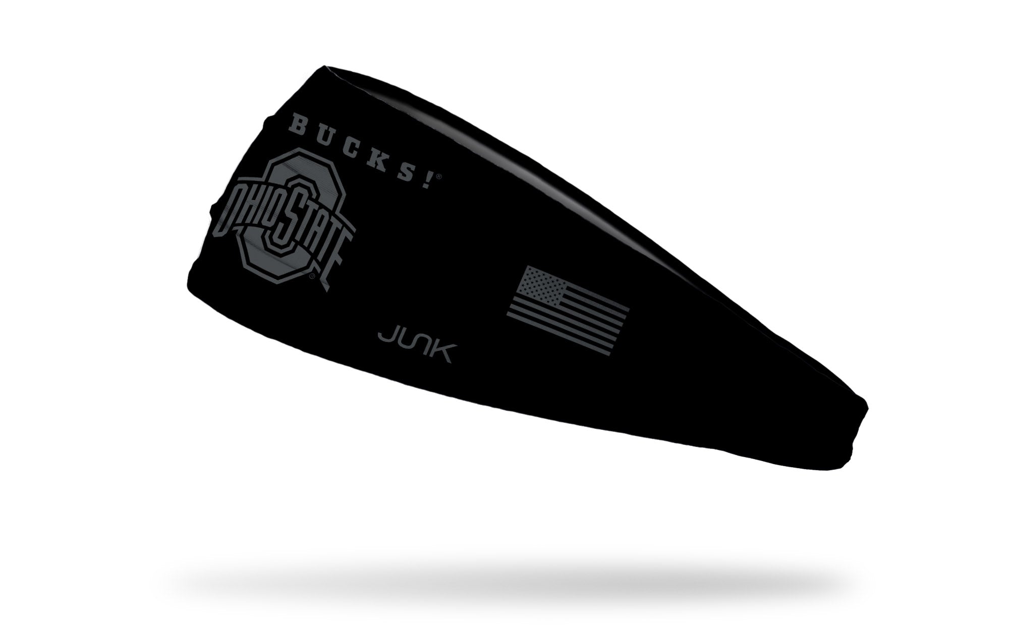 Ohio State Buckeyes Blackout Big Bang Lite Headband - Adjustable Sports Headband for Running, Basketball, and Workouts - Perfect for Fans and Athletes