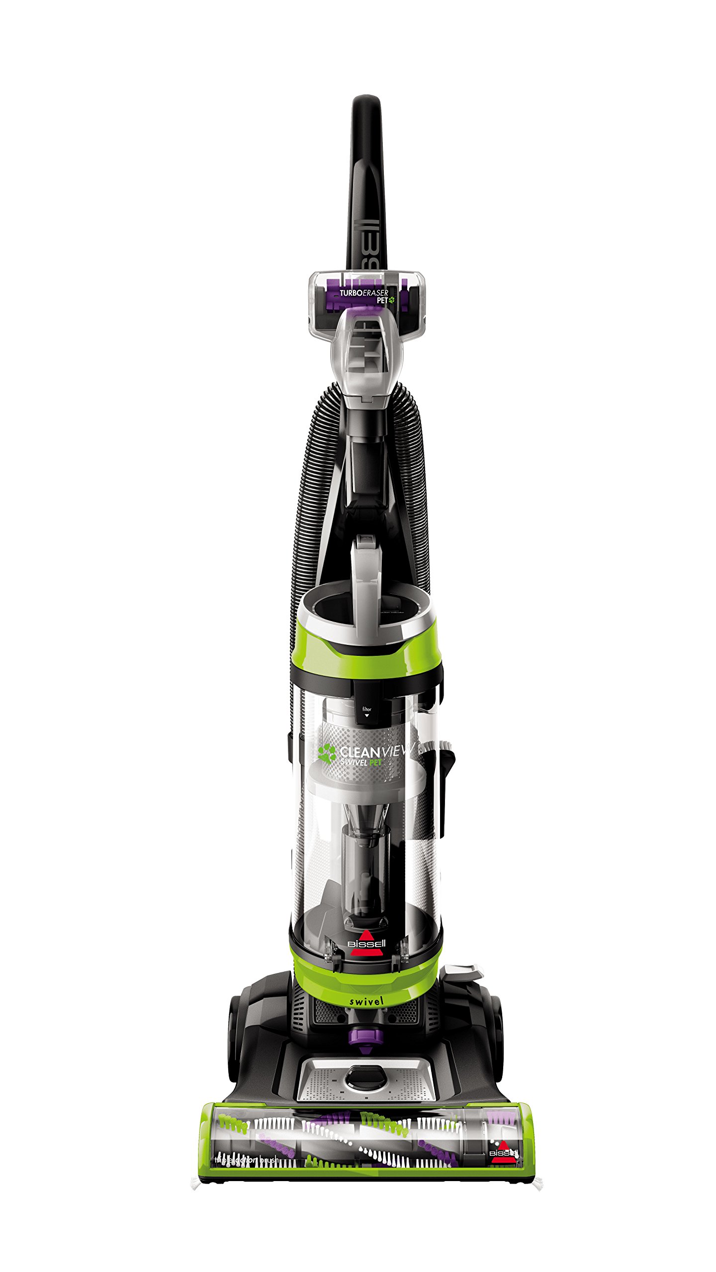 BLACK+DECKER 1.1 Cu.ft Digital Microwave Oven with LED Display & BISSELL CleanView Swivel Upright Bagless Vacuum Cleaner - Perfect for Small Kitchens and Quick Home Cleaning