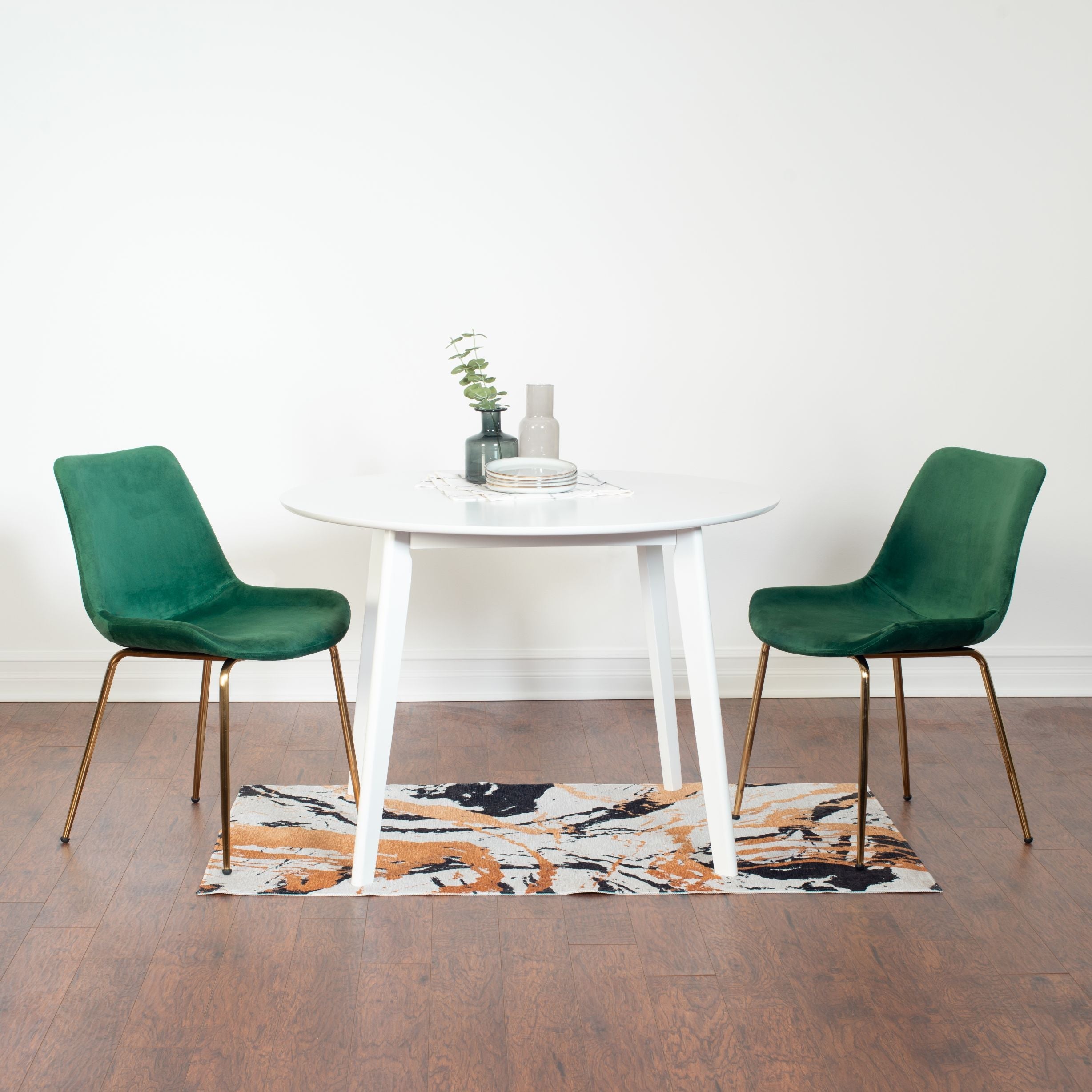 Roundhill Furniture Aufurr 3-Piece Modern Dining Set - 36