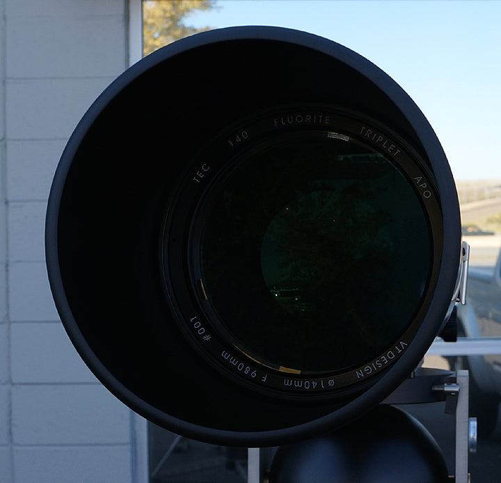 APO 140FL F/7 Refractor Telescope with Rings, Mounting Plate & Hard Case - Perfect for Astrophotography, Stargazing & Outdoor Adventures