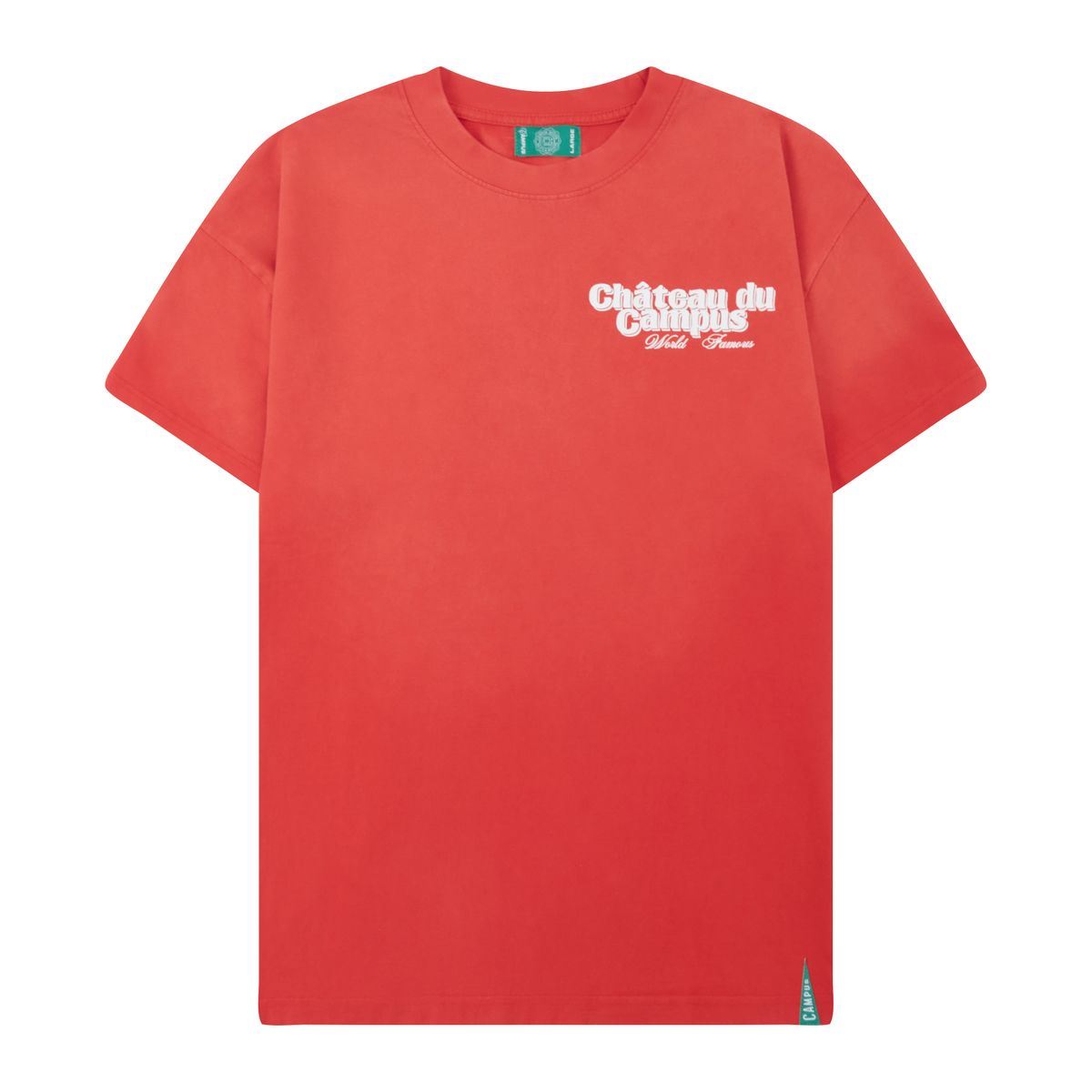 Vintage Red Sun Faded Chateau T-Shirt - Soft Cotton Graphic Tee for Men & Women - Perfect for Casual Wear, Street Style & Summer Outfits