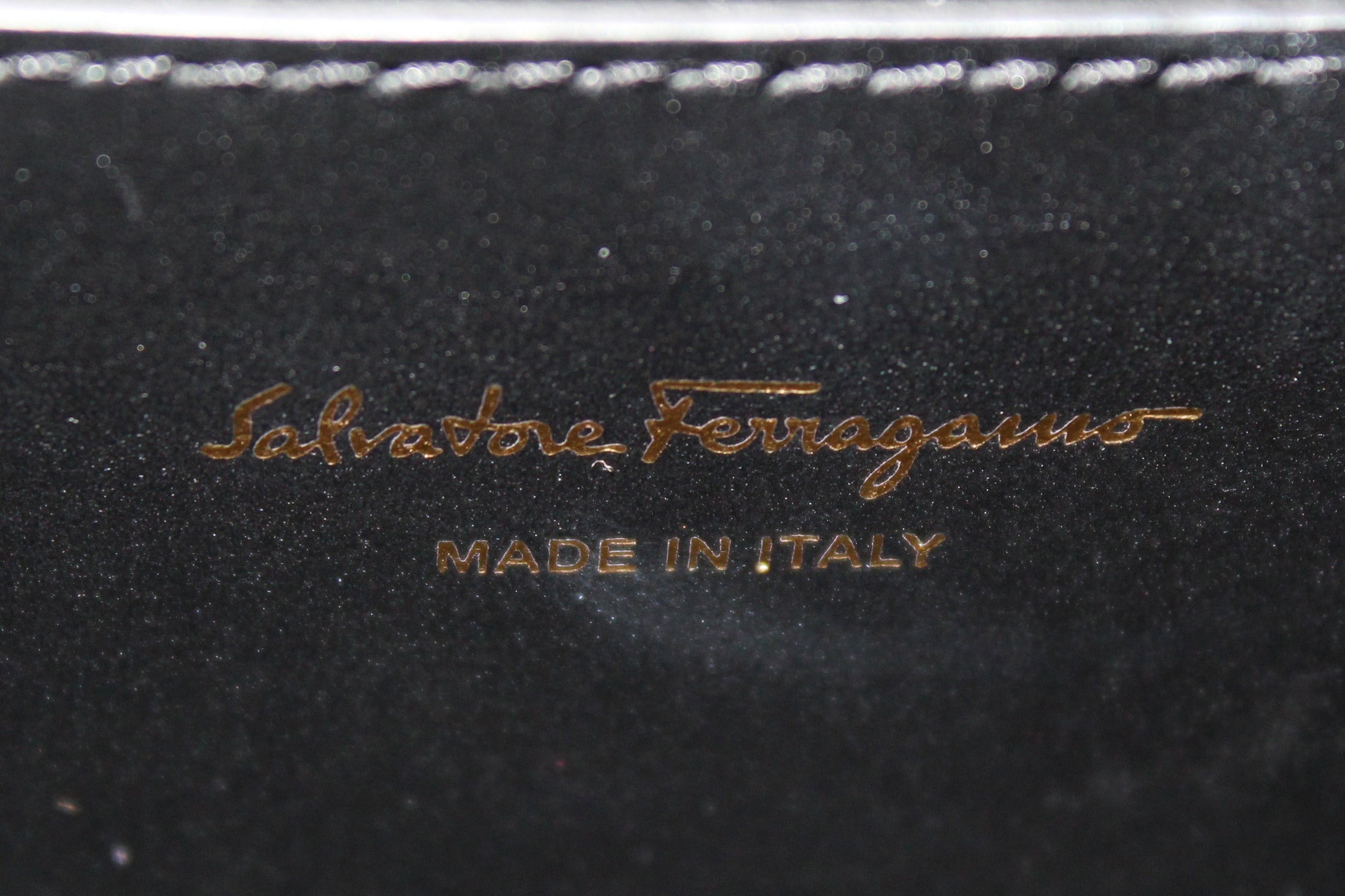 Authentic Salvatore Ferragamo Black Gancini Quilted Leather Medium Backpack for Women | Luxury Designer Handbag for Work, Travel & Everyday Use