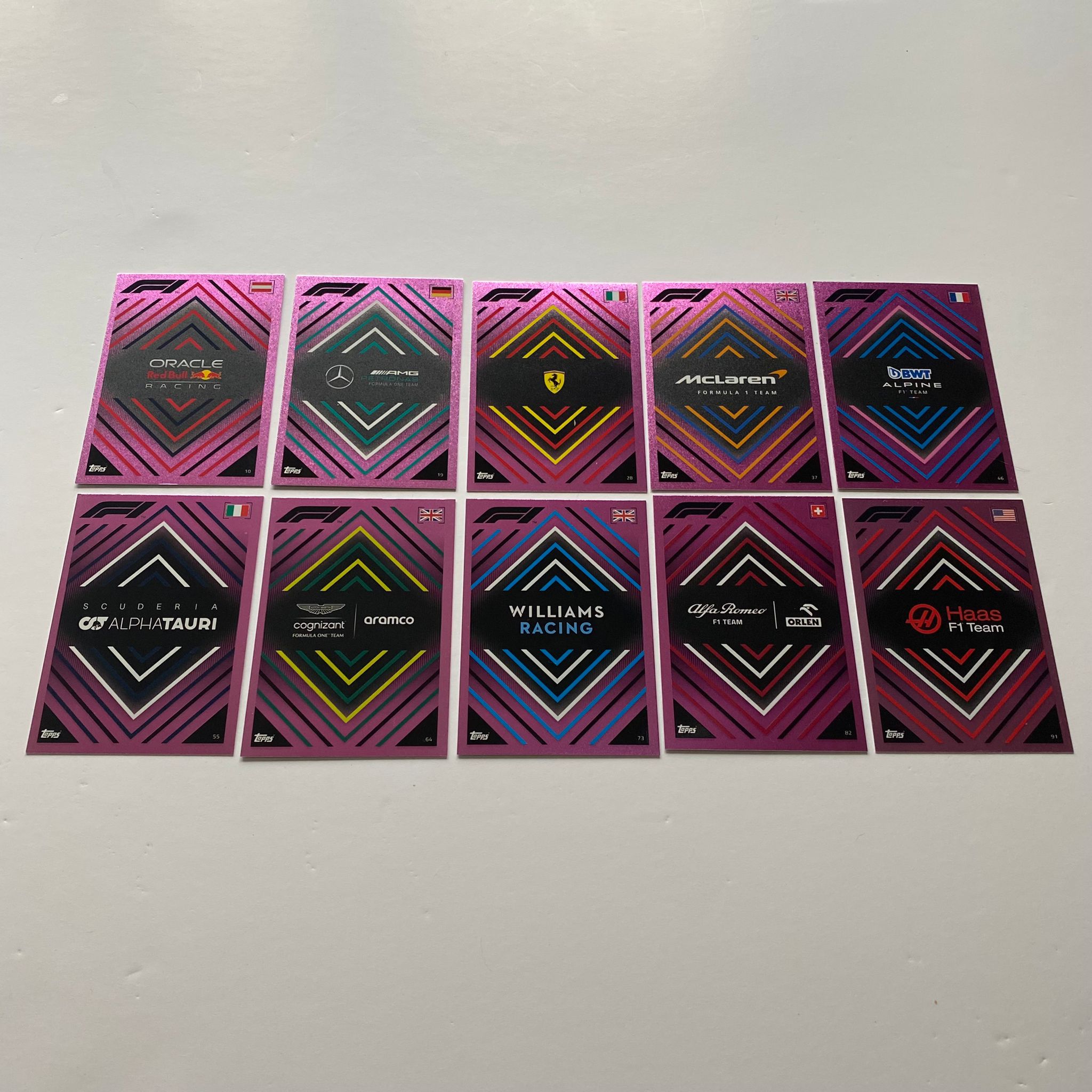 2022 Topps Turbo Attax All 64 Pink Parallel Cards - Rare Collectible Trading Cards for Kids & Adults | Perfect for Trading, Collecting, and Displaying