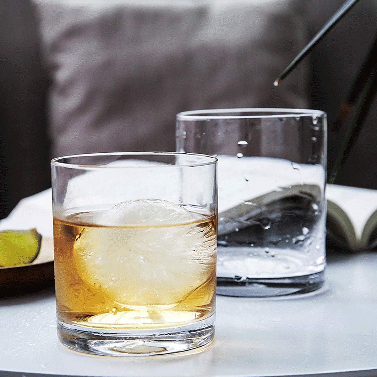 Kingrol 12-Pack 10oz Double Old Fashioned Whiskey Glasses - Heavy Duty Rocks Glasses for Scotch, Bourbon, Cocktails, Water & Beverages - Perfect for Home Bars, Parties & Gift Giving