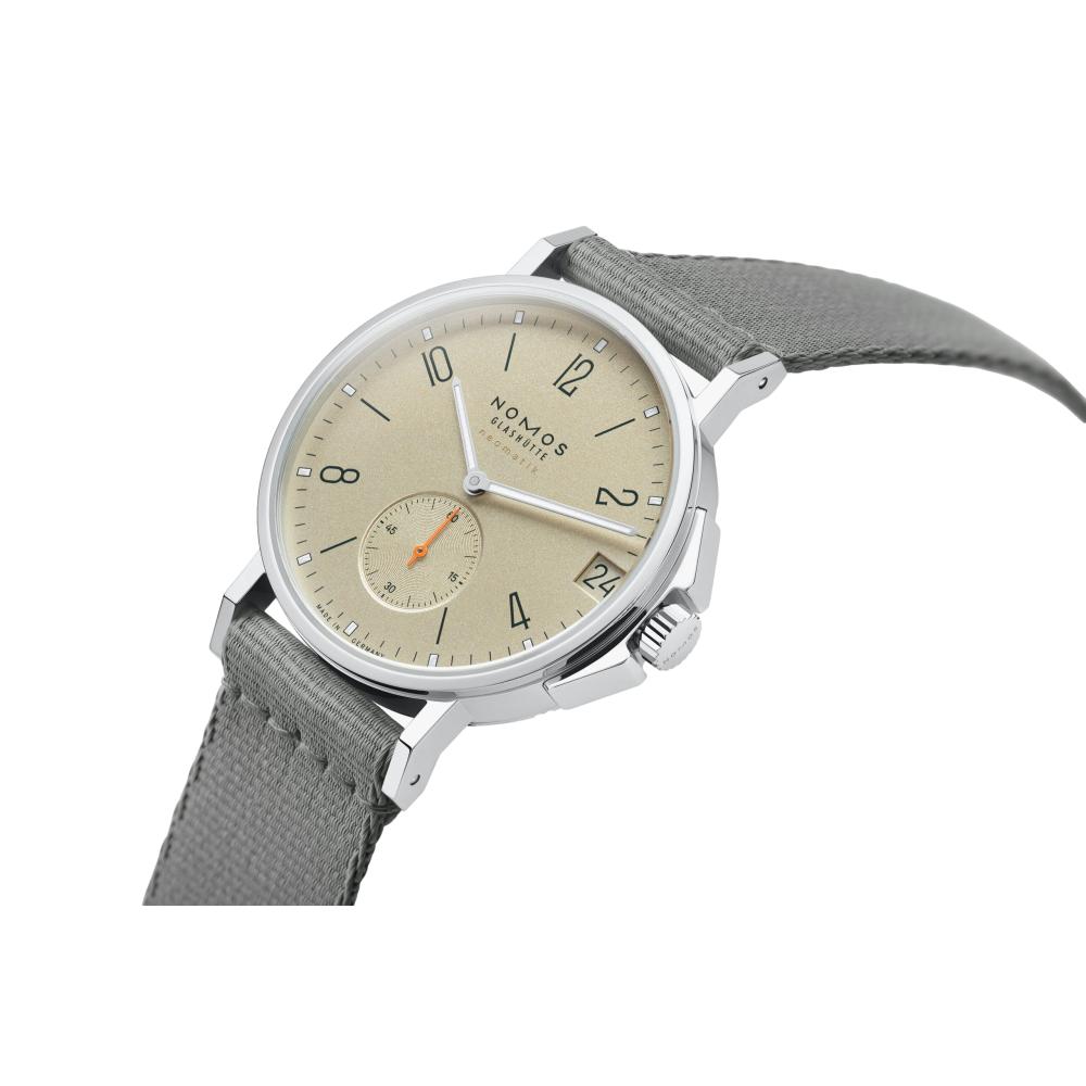 Ahoi Neomatik 38mm Date Sand Leather Strap Watch - Perfect for Casual Wear, Office & Outdoor Adventures
