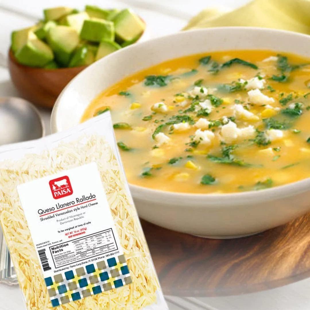 Shredded Venezuelan Style Hard Cheese - Queso Llanero Rallado - 4 Pack (4 lb Total) - Perfect for Arepas, Empanadas & Latin American Cuisine