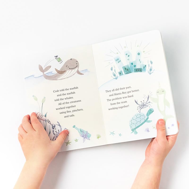 Slumberkins Narwhal Snuggler Plush & 2 Board Books Set for Kids | Growth Mindset, Problem Solving & Teamwork Learning Toys | Social Emotional Development Tools for Toddlers Ages 0+ | Perfect for Bedtime, Playtime & Early Education