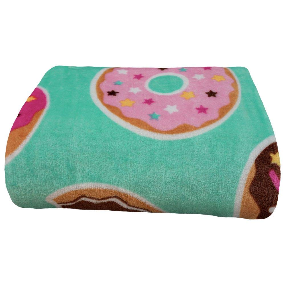 Cozy Donut Daydreams Soft Plush Blanket 50x60 Inches - Ultra Soft Throw for Bed, Couch & Lounge - Perfect for Netflix Nights, Gift Giving & Home Decor