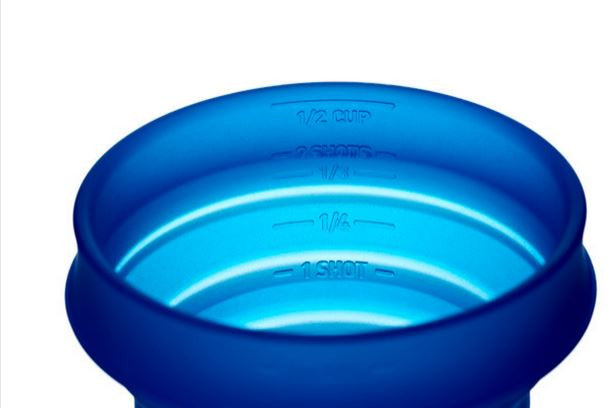 Humangear Go Cup Large 8oz Collapsible Travel Mug - BPA Free Reusable Drinking Cup for Camping, Hiking, Office & Outdoor Adventures