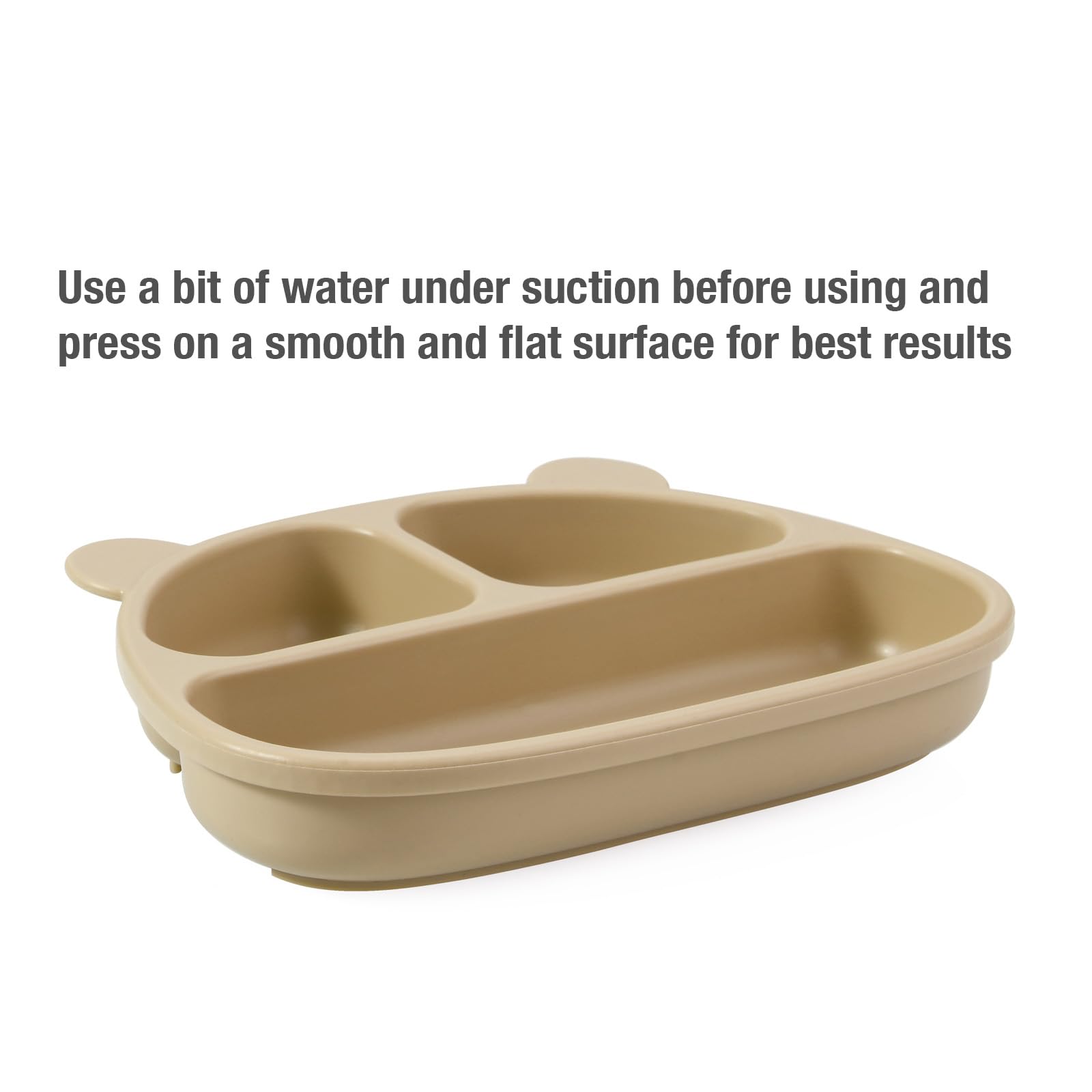 PandaEar Silicone Baby Suction Plate Set with Spill-Proof Cup & Spoon Fork - BPA Free Divided Toddler Dish for Self Feeding | Perfect for Highchair, Travel & Mess-Free Mealtime
