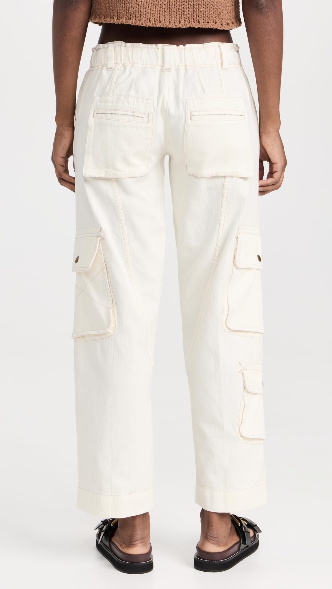 Free People Women's Tahiti Cargo Pants - Stylish & Comfortable High Waist Hiking Pants for Outdoor Adventures, Travel & Casual Wear