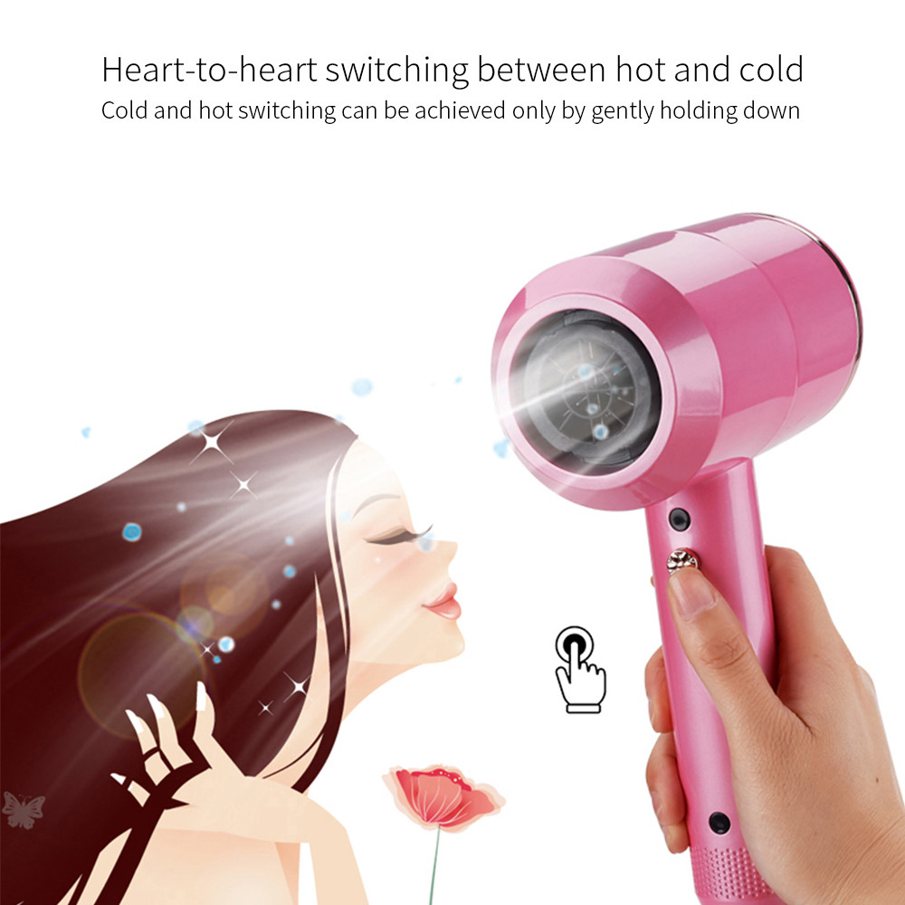 Professional 1875W Hotel Hammer Hair Dryer - Fast Drying, Lightweight & Quiet for Home, Salon, and Travel Use