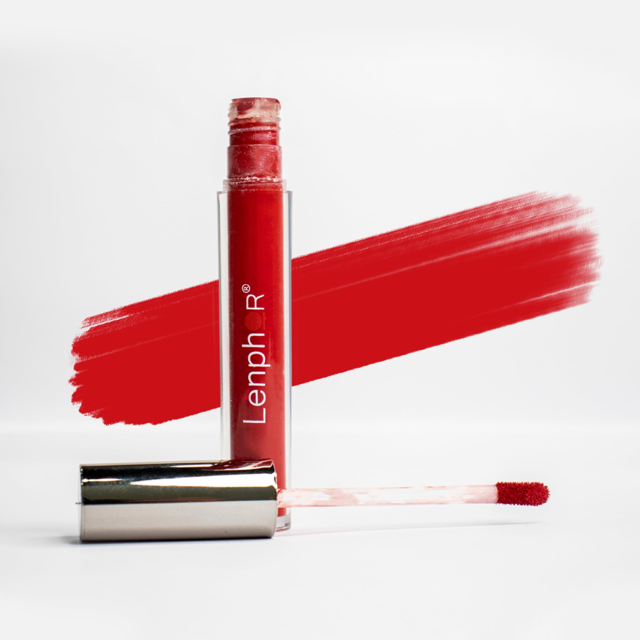 Lenphor Liquid Sindoor (Red 01) - Long Lasting Liquid Bindi for Indian Traditional Makeup & Bridal Looks | Perfect for Festivals, Weddings & Cultural Events