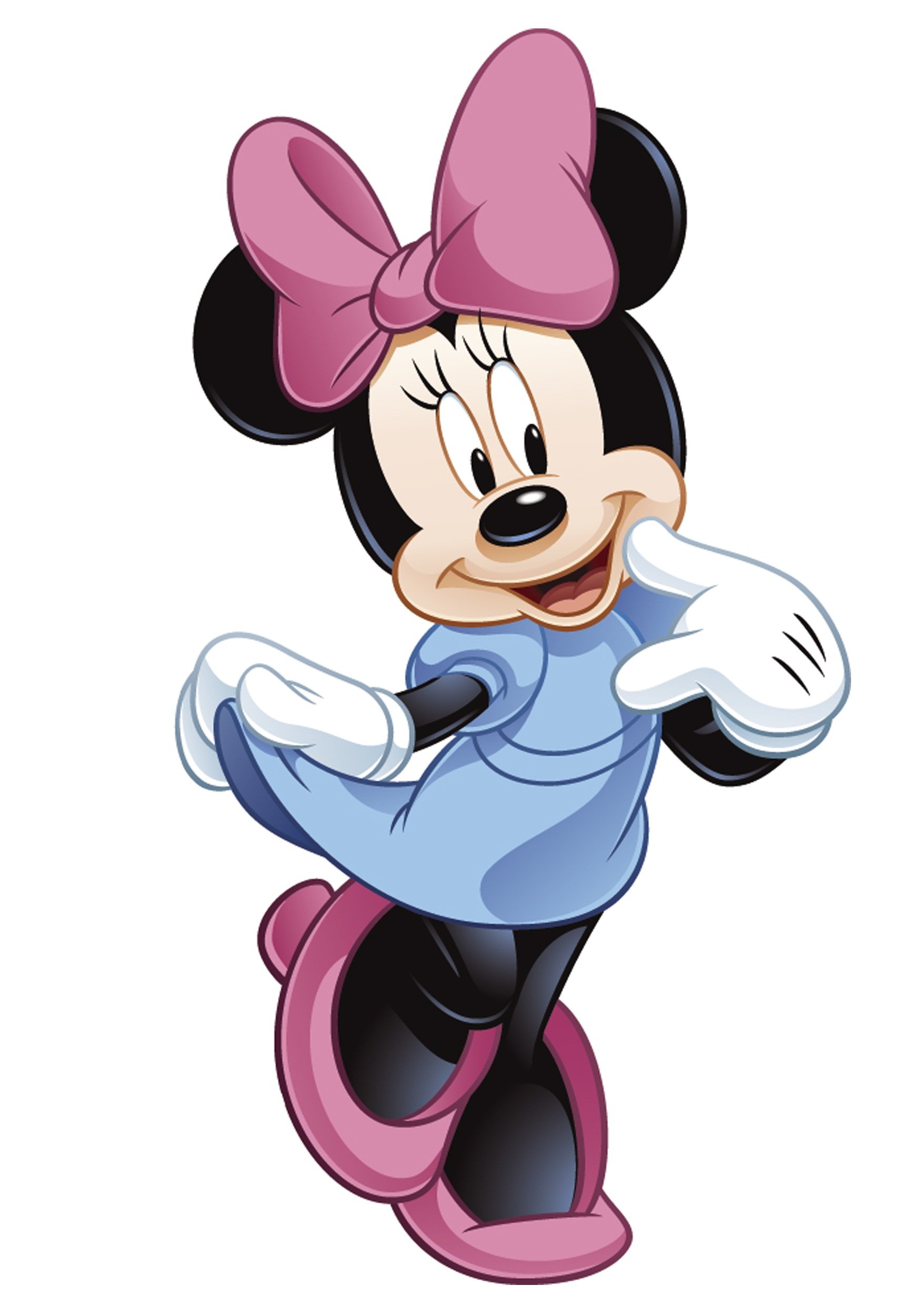 Minnie Mouse Peel and Stick Wall Decal - Large Removable Wall Stickers for Kids Room, Nursery, Playroom Decor - Easy to Apply & Remove - Perfect for Disney Themed Bedrooms and Birthday Parties