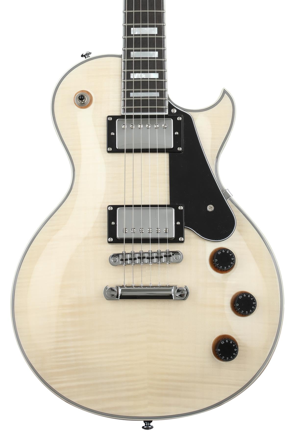 Schecter Solo II Custom Electric Guitar - Gloss Natural Finish | Premium Tone & Playability for Rock, Metal & Studio Recording