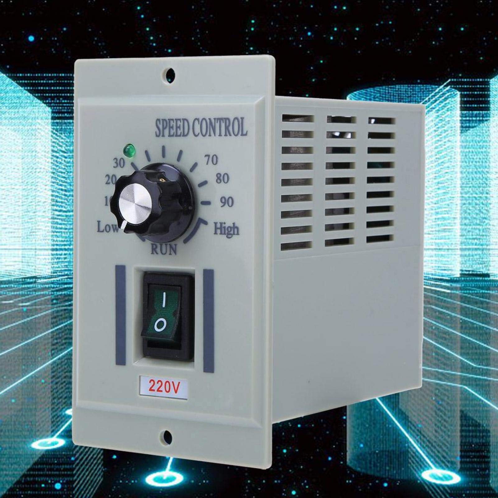 220V AC Motor Speed Controller - DC 0-180V Output, Variable Speed Governor for Packaging Equipment & Industrial Machinery | Perfect for Conveyor Belts, Mixers, Fans & More