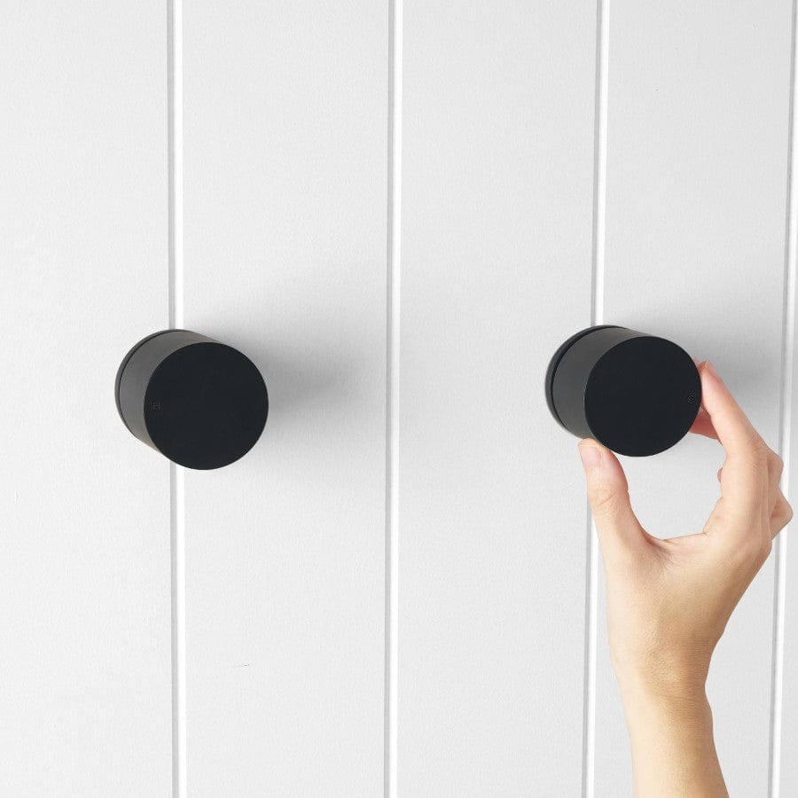 Premium Matte Black Round Faucet - Modern & Durable Bathroom Sink Tap for Home & Commercial Use