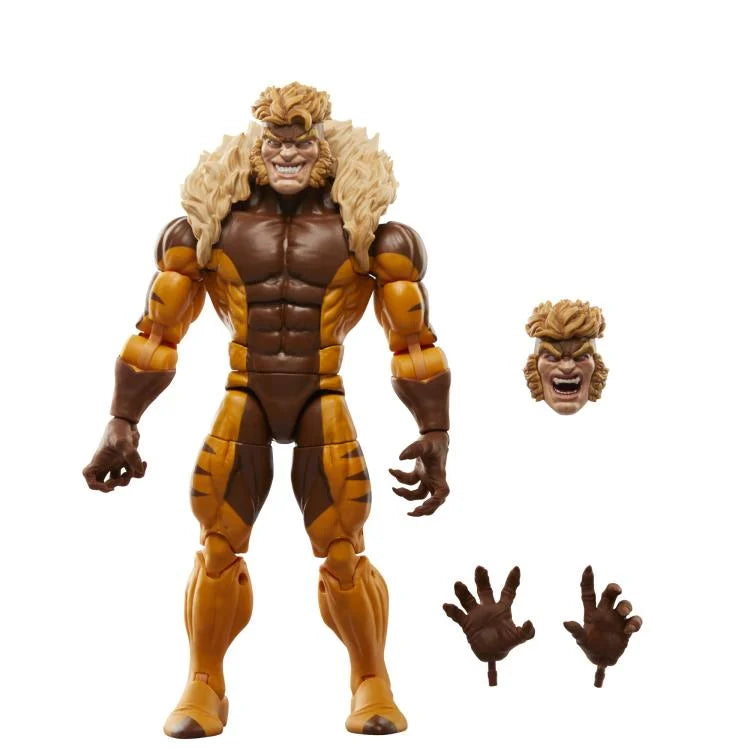 Wolverine 50th Anniversary Marvel Legends Action Figures - Logan and Sabretooth Two-Pack Set for Collectors & Superhero Fans | Perfect for Display, Gifts, and Comic Book Enthusiasts