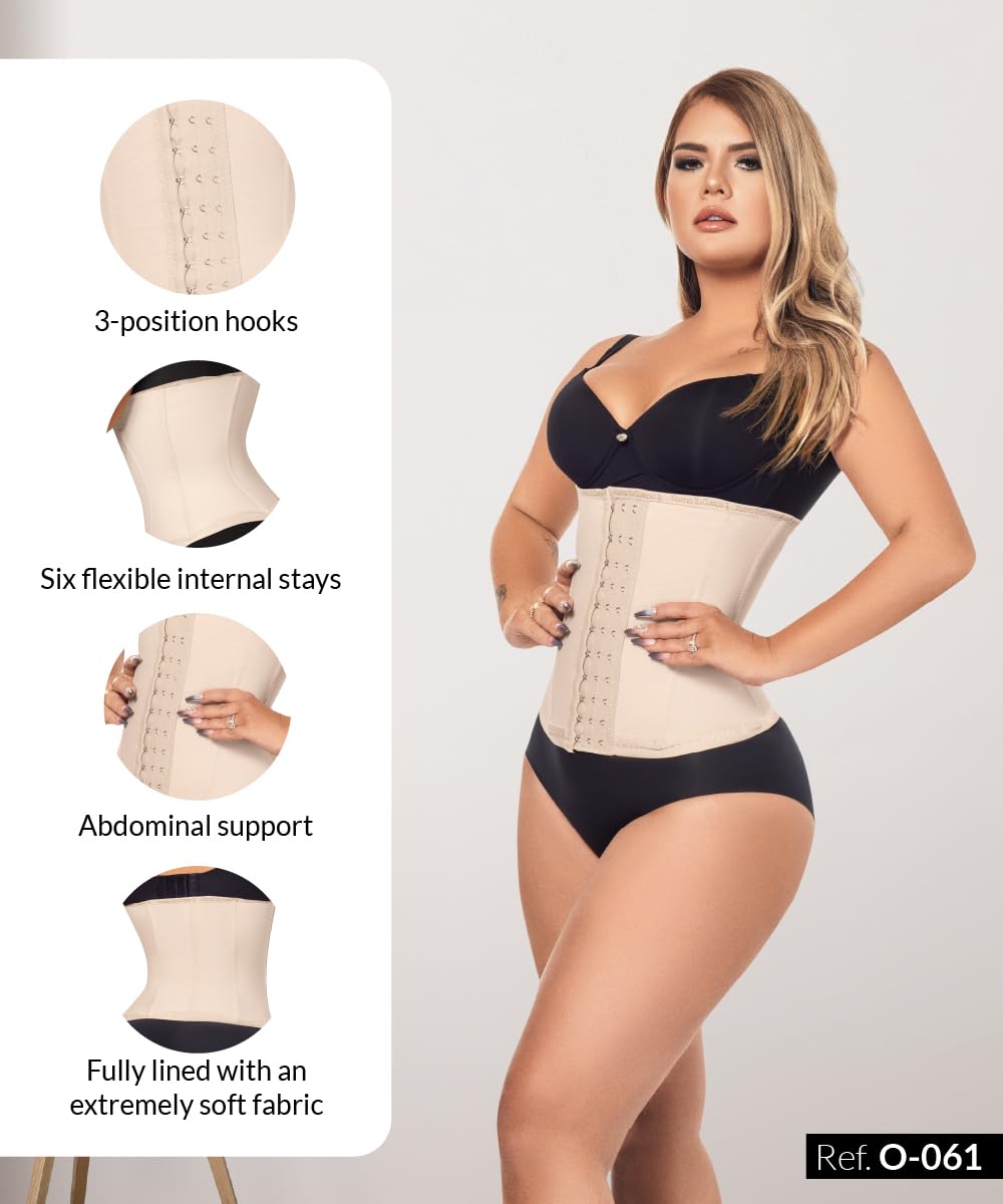 Waist Trainer for Women - Corset Shapewear & Hourglass Faja Body Shaper - Slimming Waist Cincher for Tummy Control - Perfect for Workouts, Postpartum & Special Occasions