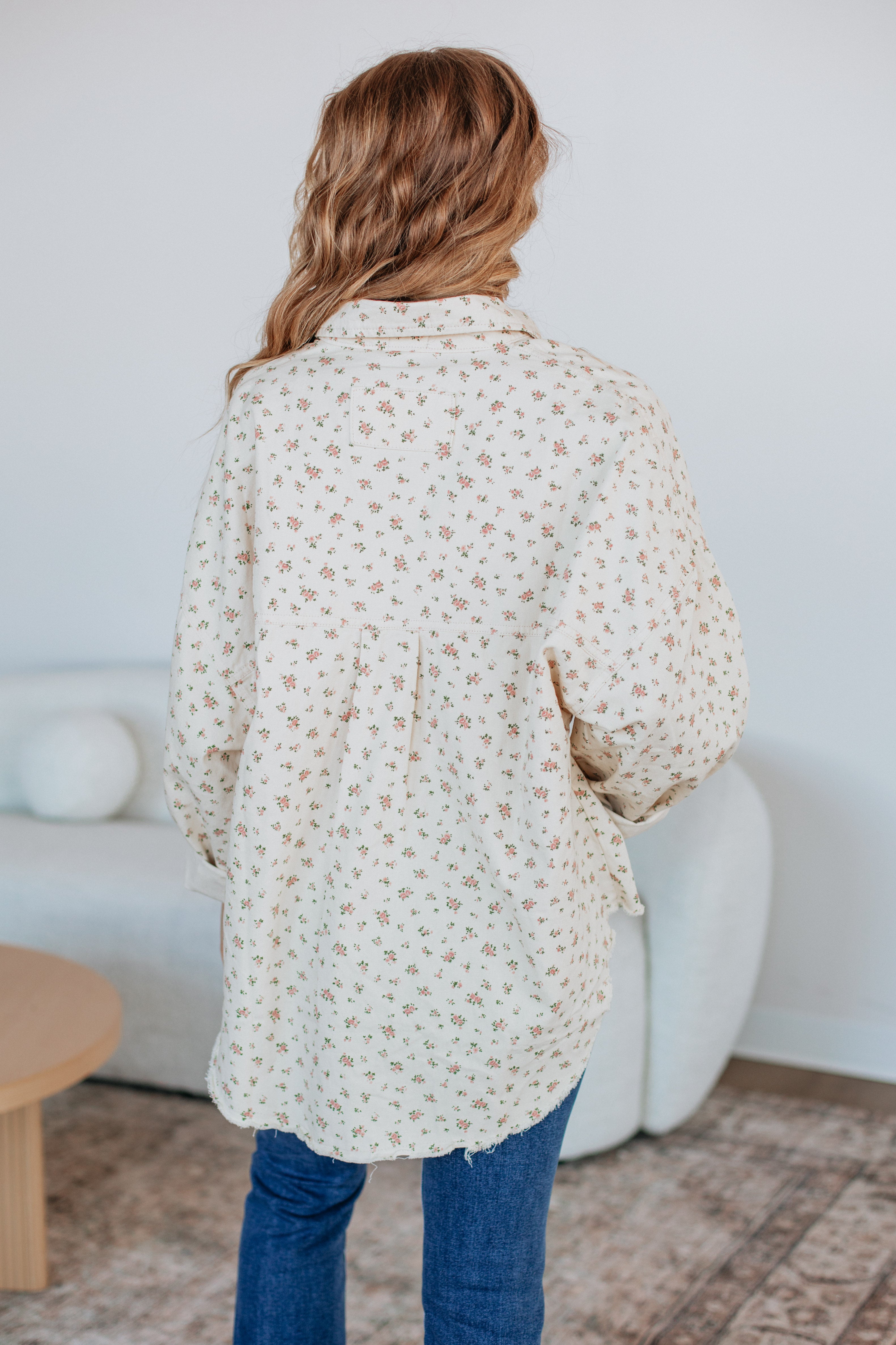 Ainara Floral Shacket - Stylish Women's Button Down Shirt Jacket for Spring & Fall | Perfect for Casual Outfits, Layering & Outdoor Activities