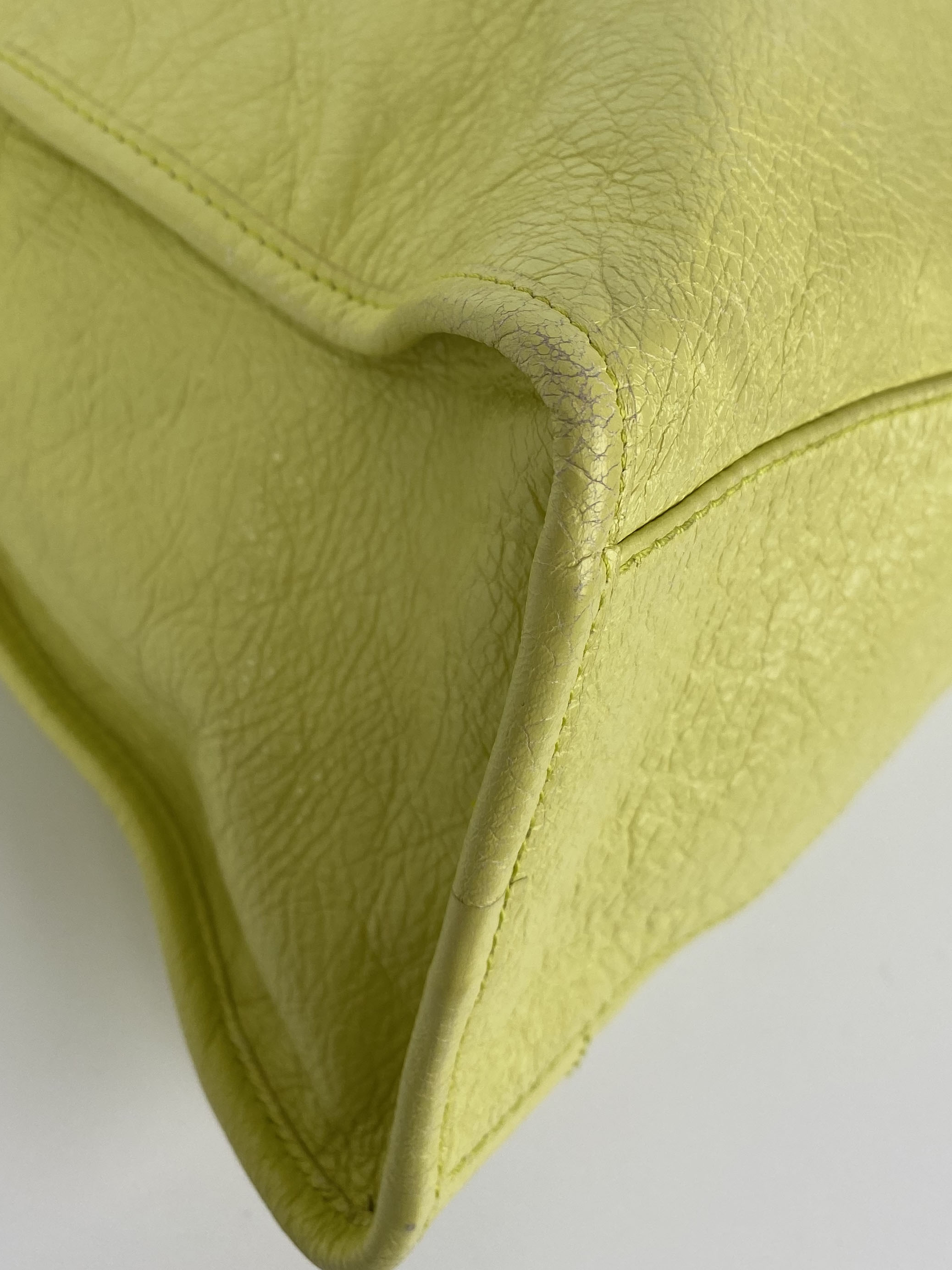 Balenciaga Pistachio Yellow Medium City Bag - Luxury Designer Handbag for Women | Perfect for Work, Travel & Everyday Use