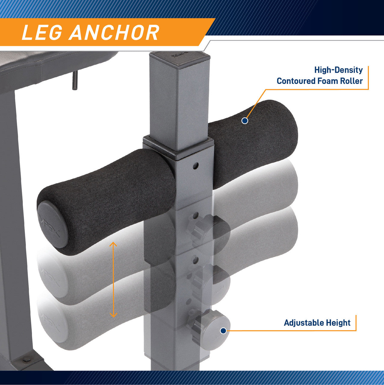 Marcy JD 3.1 Roman Chair Hyperextension Bench for Home Gym - Back Extension Workout Equipment for Core Strength & Glute Training | Perfect for Home Fitness, Physical Therapy & CrossFit Training