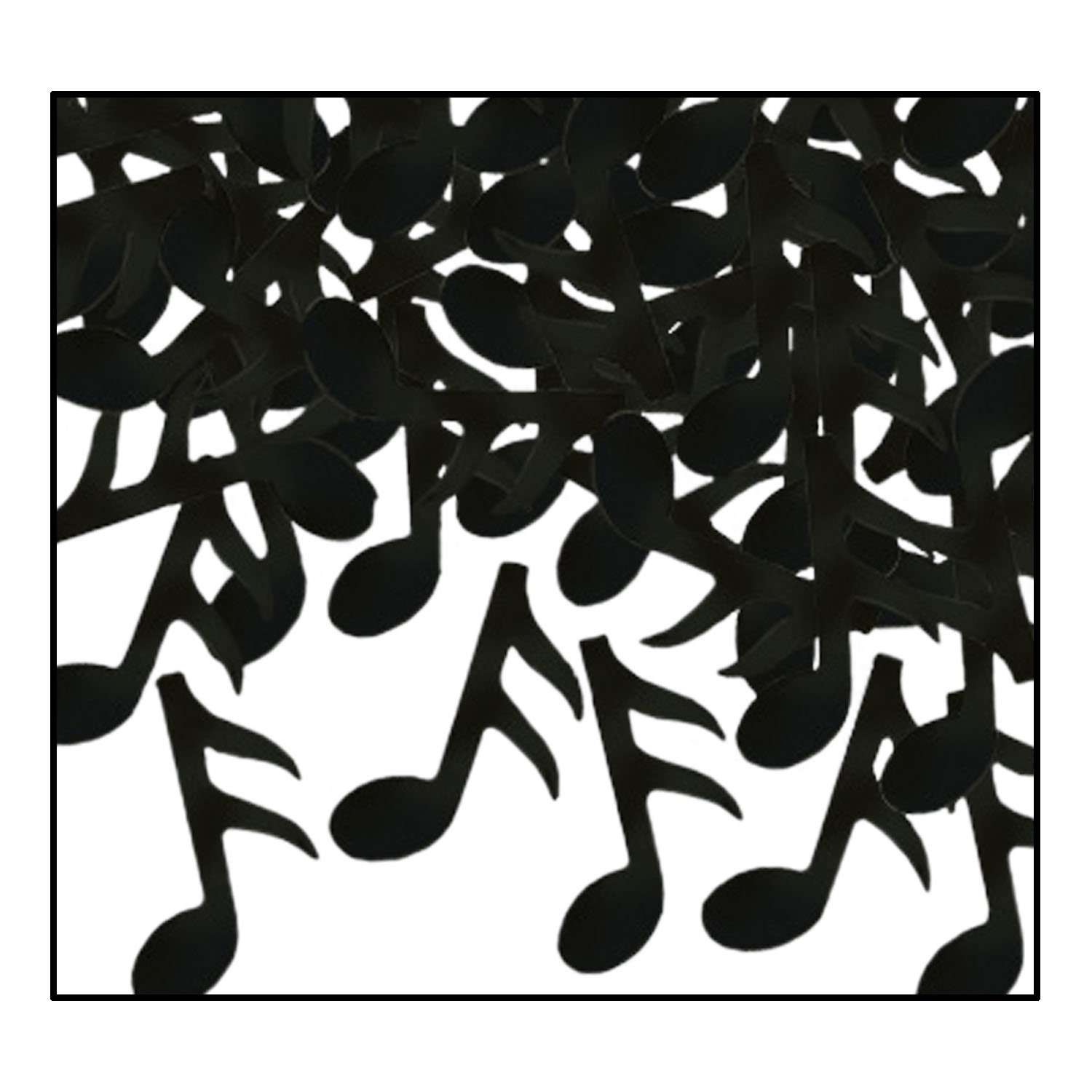 Music Note Party Decorations Bundle - Table Cover, Hanging Swirls, Plates & Napkins for Birthday, Wedding & Themed Events