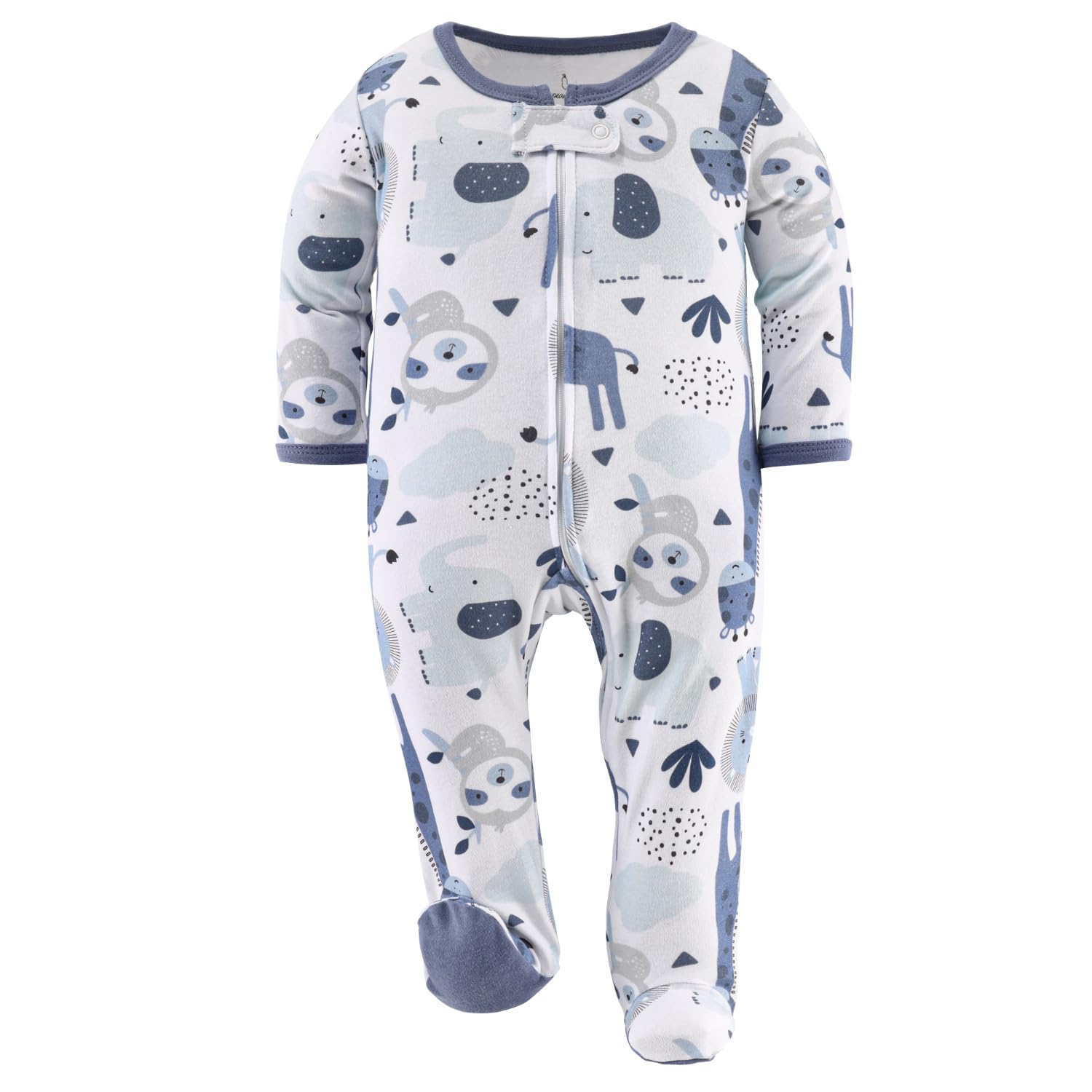 The Peanutshell Baby Boy Sleepers - Soft Cotton Sleep & Play Pajamas for Newborn to 9 Months (0-3M, 3-6M, 6-9M) - Cozy Infant Pjs for Nighttime & Daytime Wear