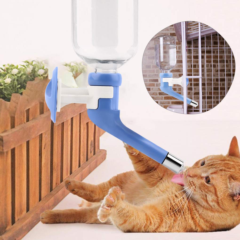 Andiker 350ml No-Drip Dog Water Bottle for Crate - Adjustable & Detachable Kennel Cage Water Dispenser for Puppies & Adult Dogs | Perfect for Travel, Crate Training & Outdoor Adventures