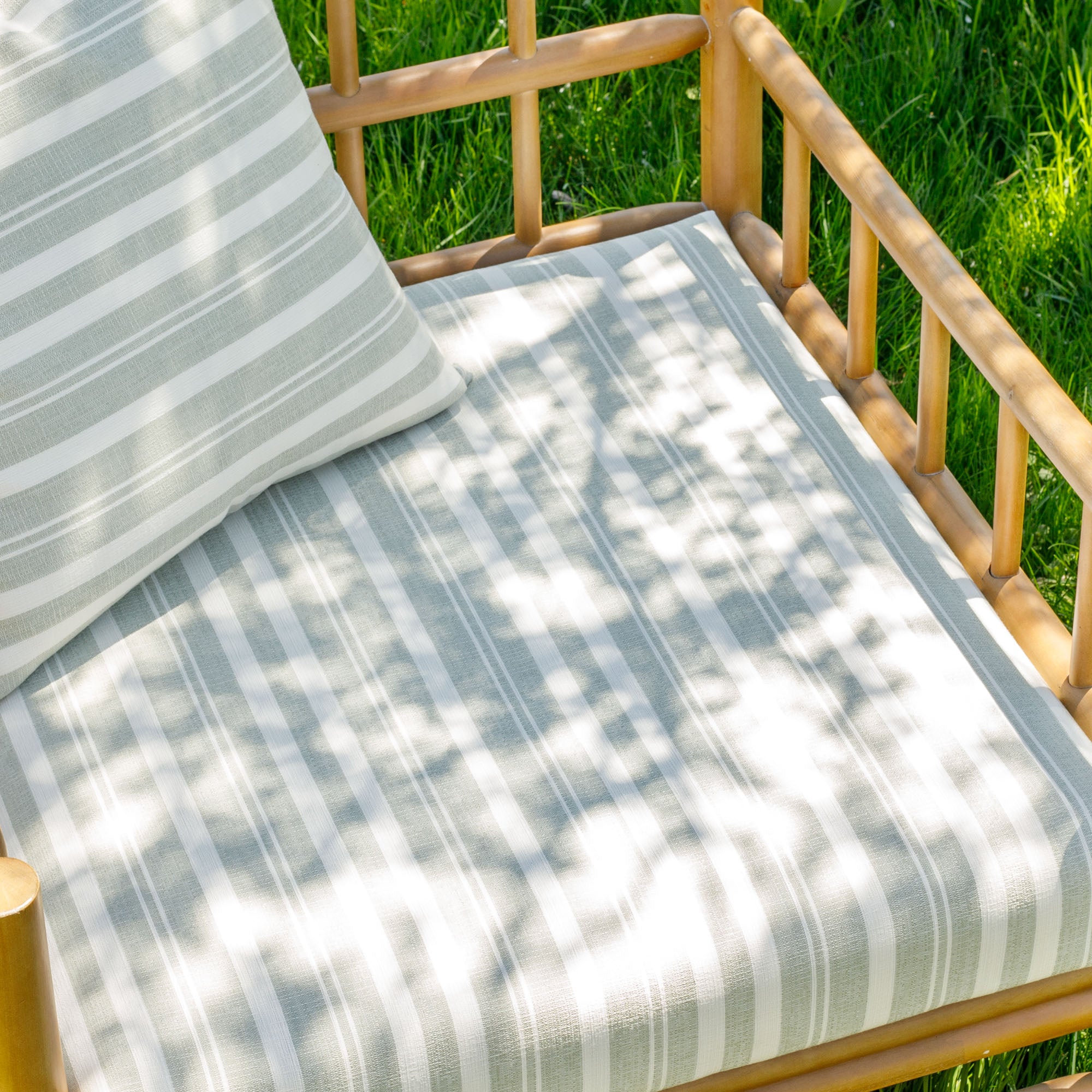 Premium Sunbrella Outdoor Fabric in Sage Green - Waterproof, UV-Resistant, and Fade-Proof for Patio Furniture, Cushions, and Awnings