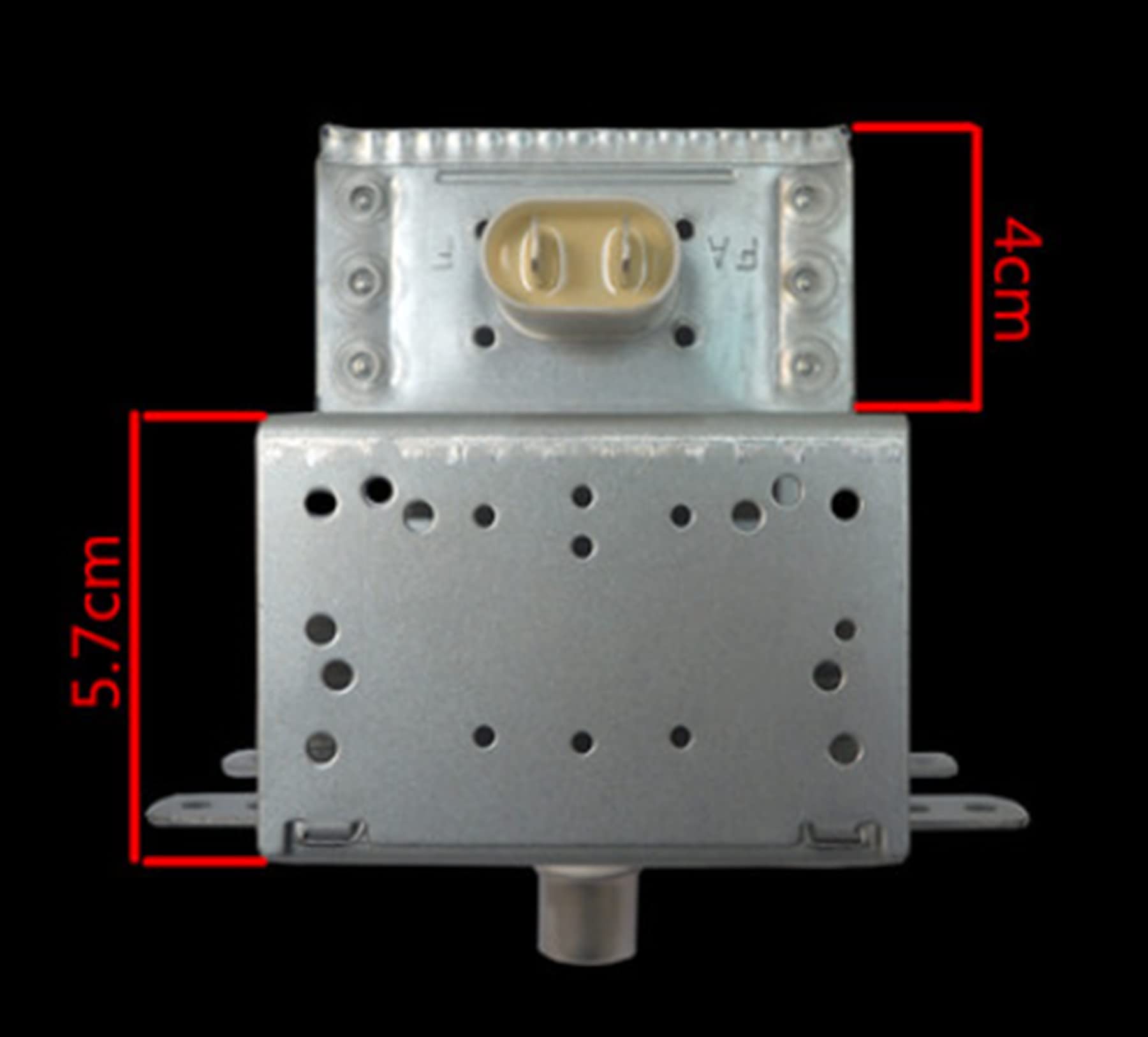 1KW Industrial Microwave Magnetron 2M246-03TAG - High Power Drying Heating Tube Replacement Part for Commercial & Industrial Microwave Ovens - Perfect for Food Processing, Chemical Drying & Material Heating Applications