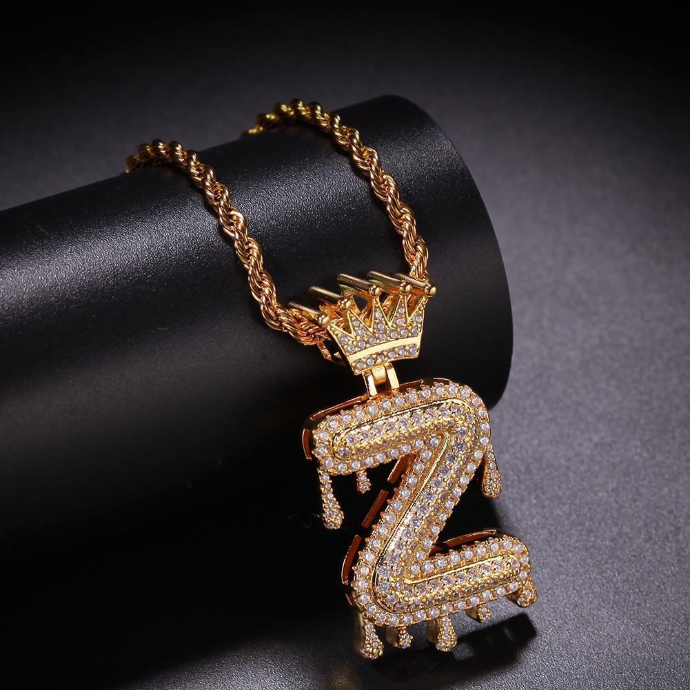 Stylish Letter Z Pendant Chain Necklace - Elegant Gold/Silver Initial Jewelry for Women - Perfect for Gifts, Parties & Everyday Wear