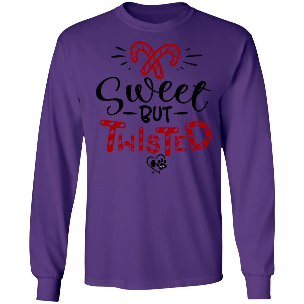 Sweet But Twisted Long Sleeve Ultra Cotton T-Shirt | WineyBitches.Co | Comfortable & Stylish Women's Top for Casual Wear, Parties & Gifts