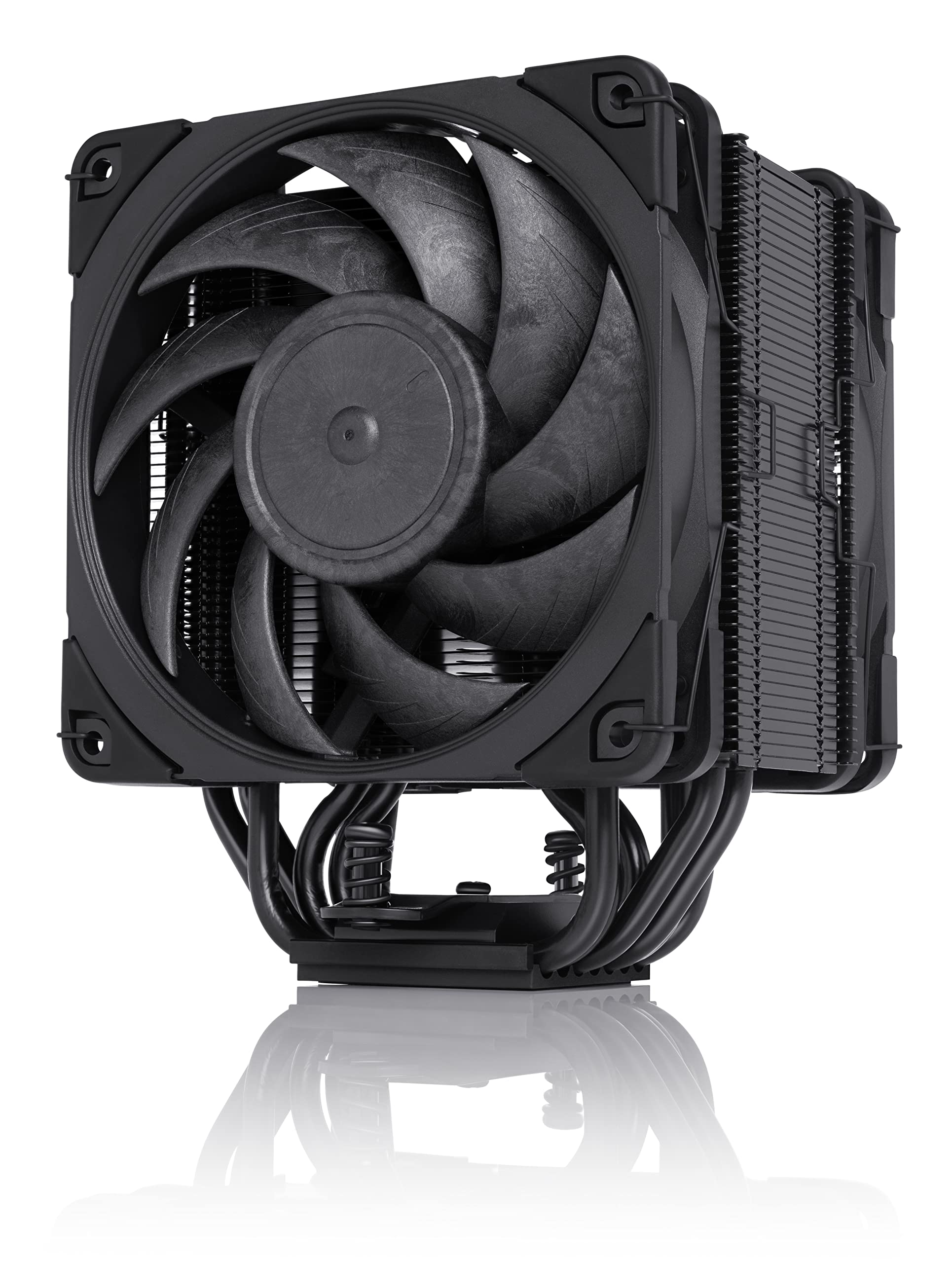 Noctua NH-U12A chromax.Black Premium CPU Cooler - 120mm Single Tower Heatsink with Dual NF-A12x25 PWM Fans for High Performance Cooling | Perfect for Gaming PCs, Workstations & Silent Builds