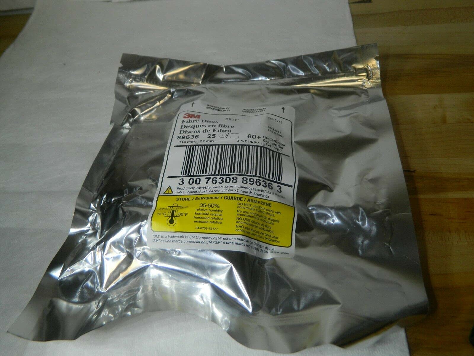 3M Ceramic Fiber Disc 4-1/2