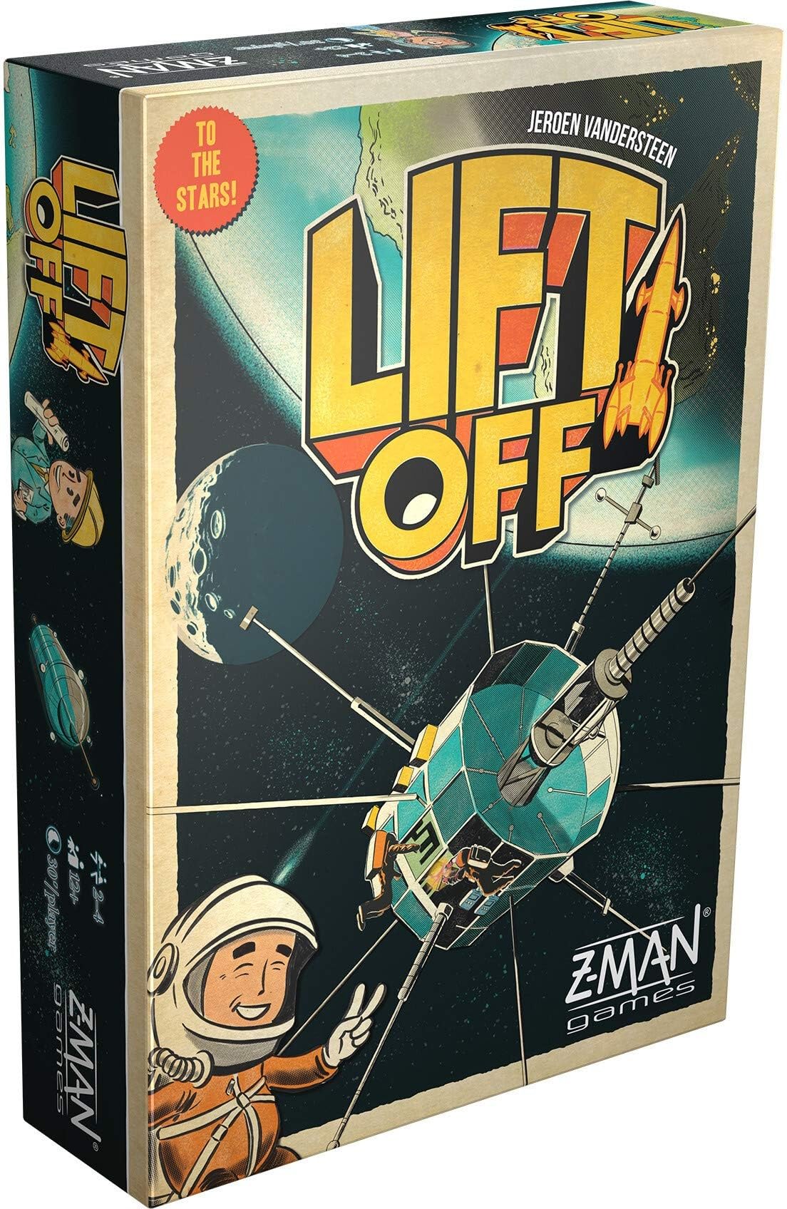 Z-Man Games Lift Off Board Game - Fun Family Strategy Game for Kids & Adults - Perfect for Game Nights & Parties